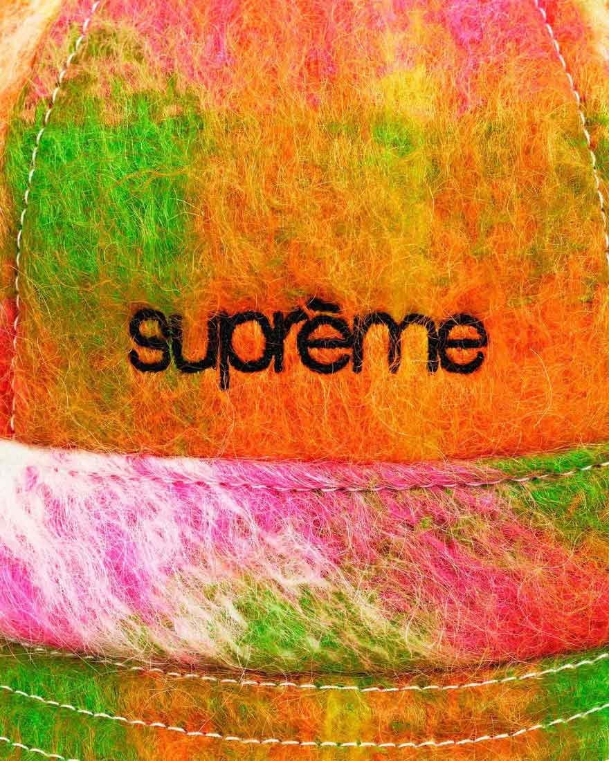Supreme Mohair Plaid Bell Hat