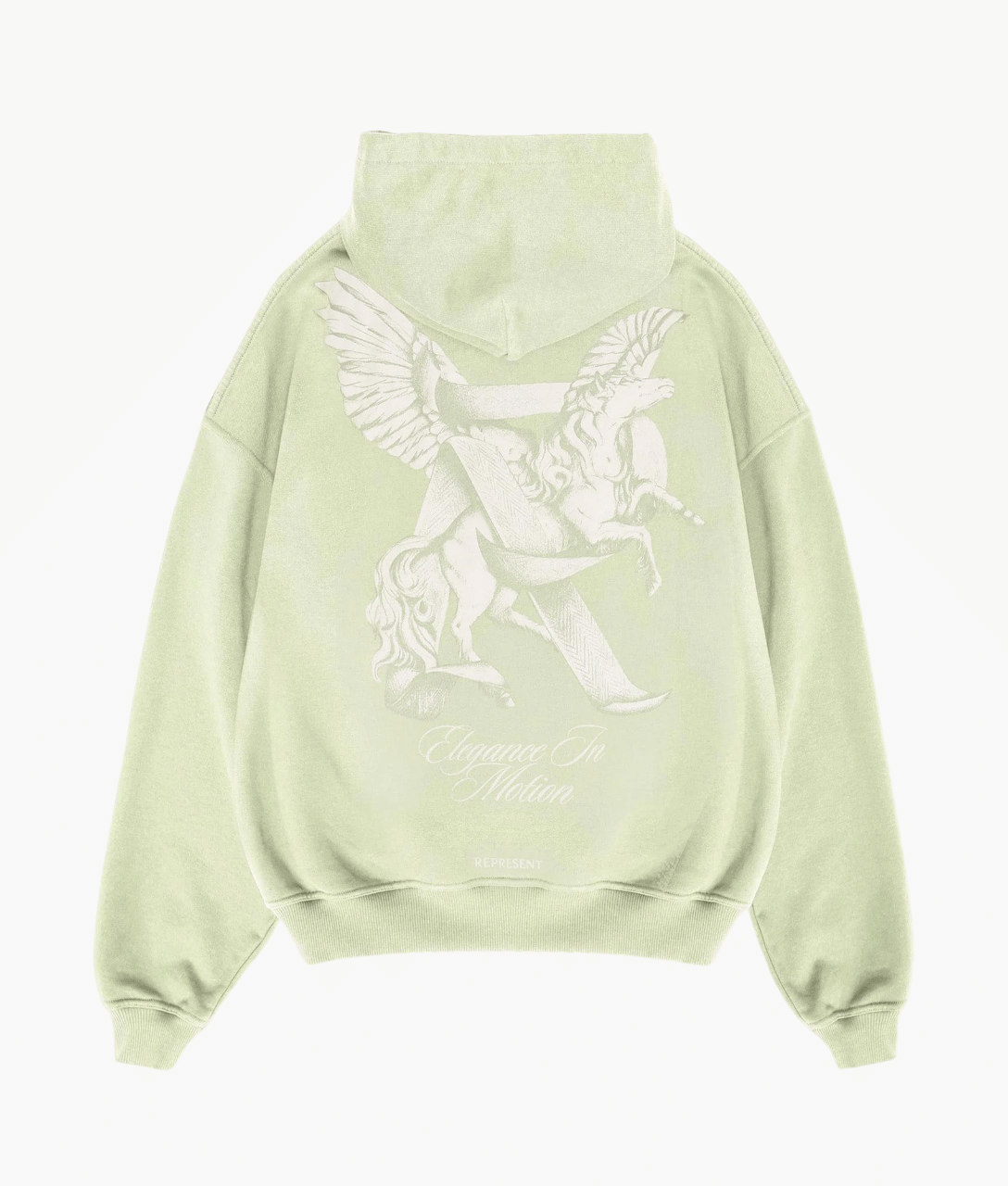 Represent Elegance in Motion Hoodie Matcha
