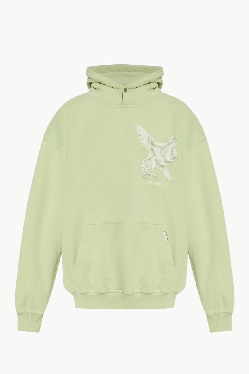Represent Elegance in Motion Hoodie Matcha