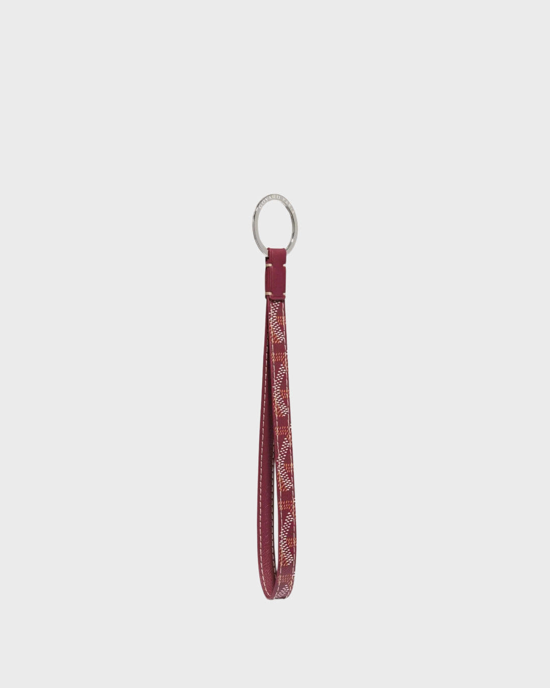 Goyard Sesame Key Ring Burgundy