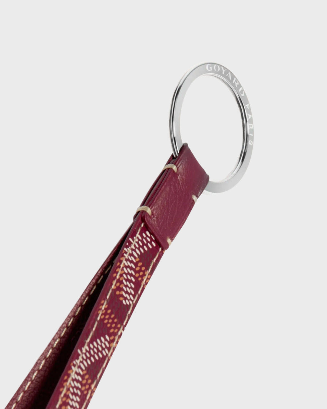 Goyard Sesame Key Ring Burgundy