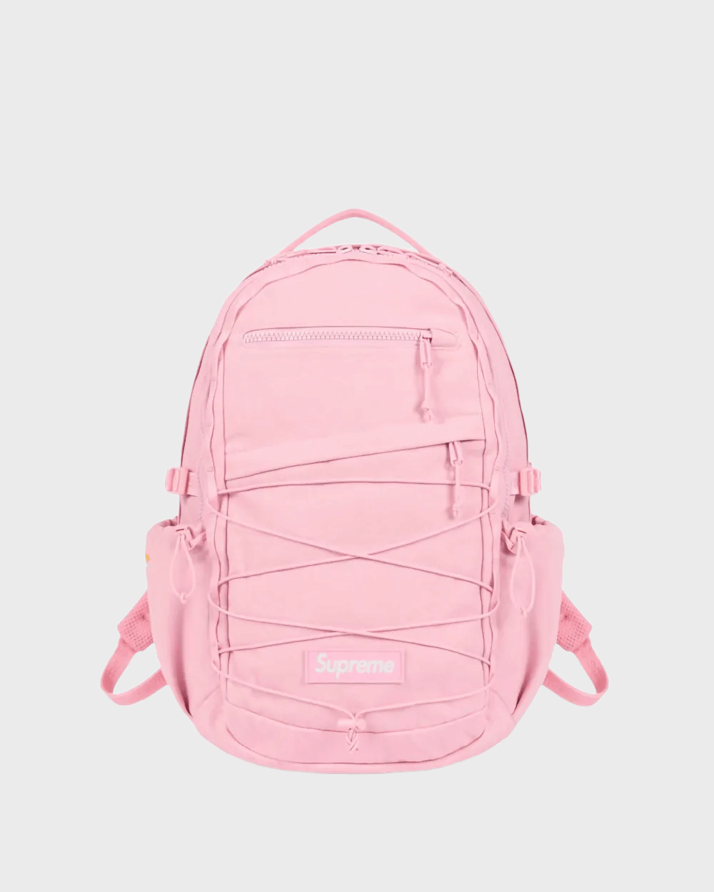 Supreme logo-patch backpack
