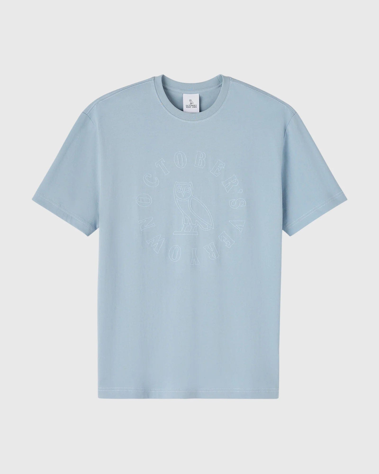 OVO Tonal Stitch T-Shirt Light Blue