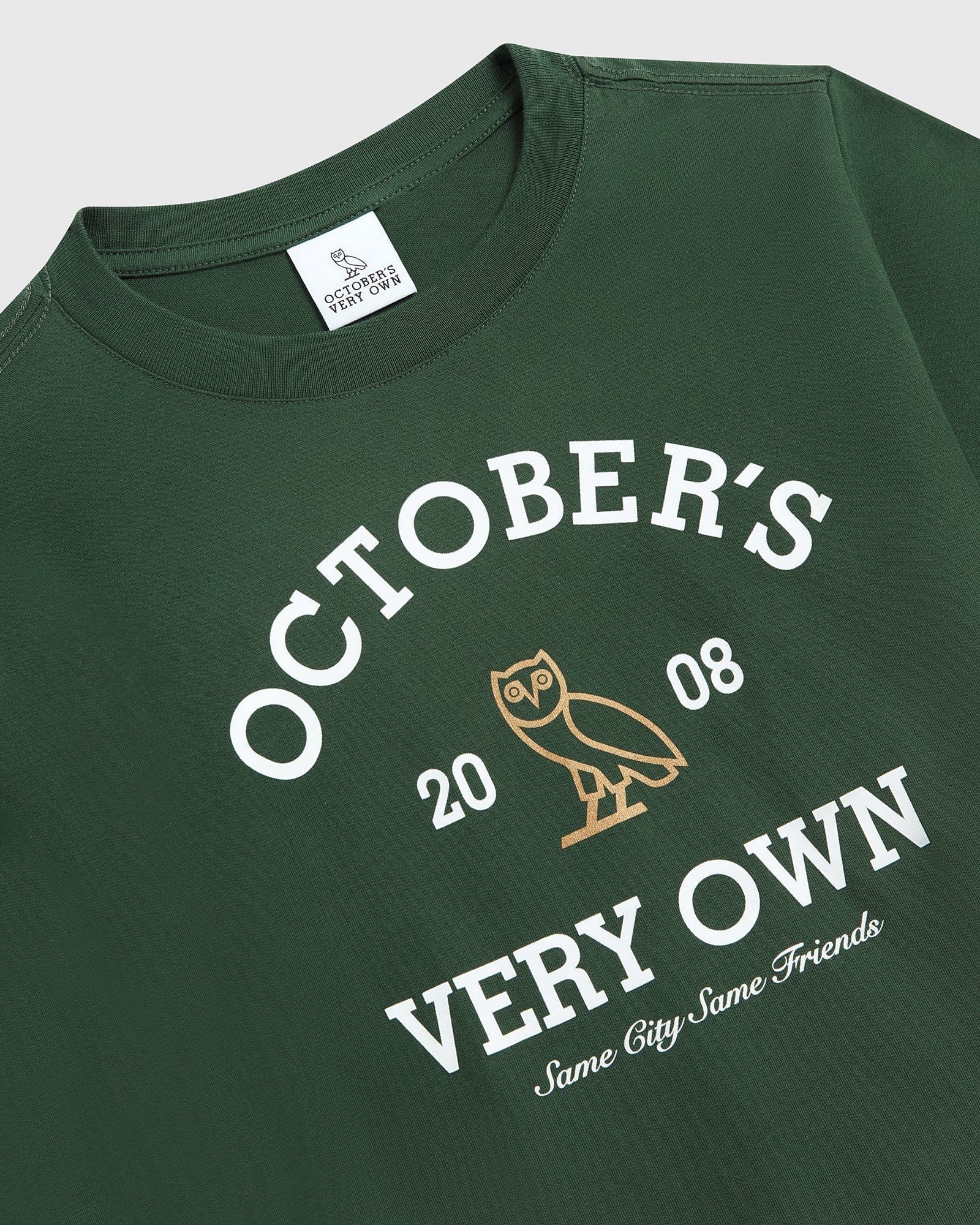 OVO Collegiate Kids T-shirt Forest Green