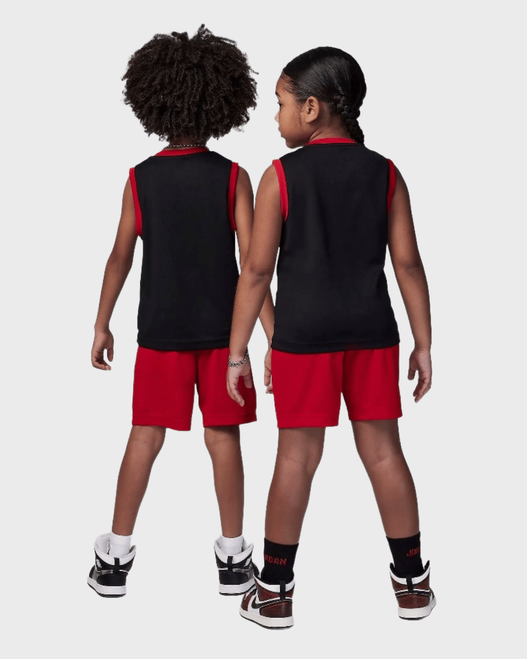 Air Jordan 23 Jersey 2-Piece Set Black/Gym Red