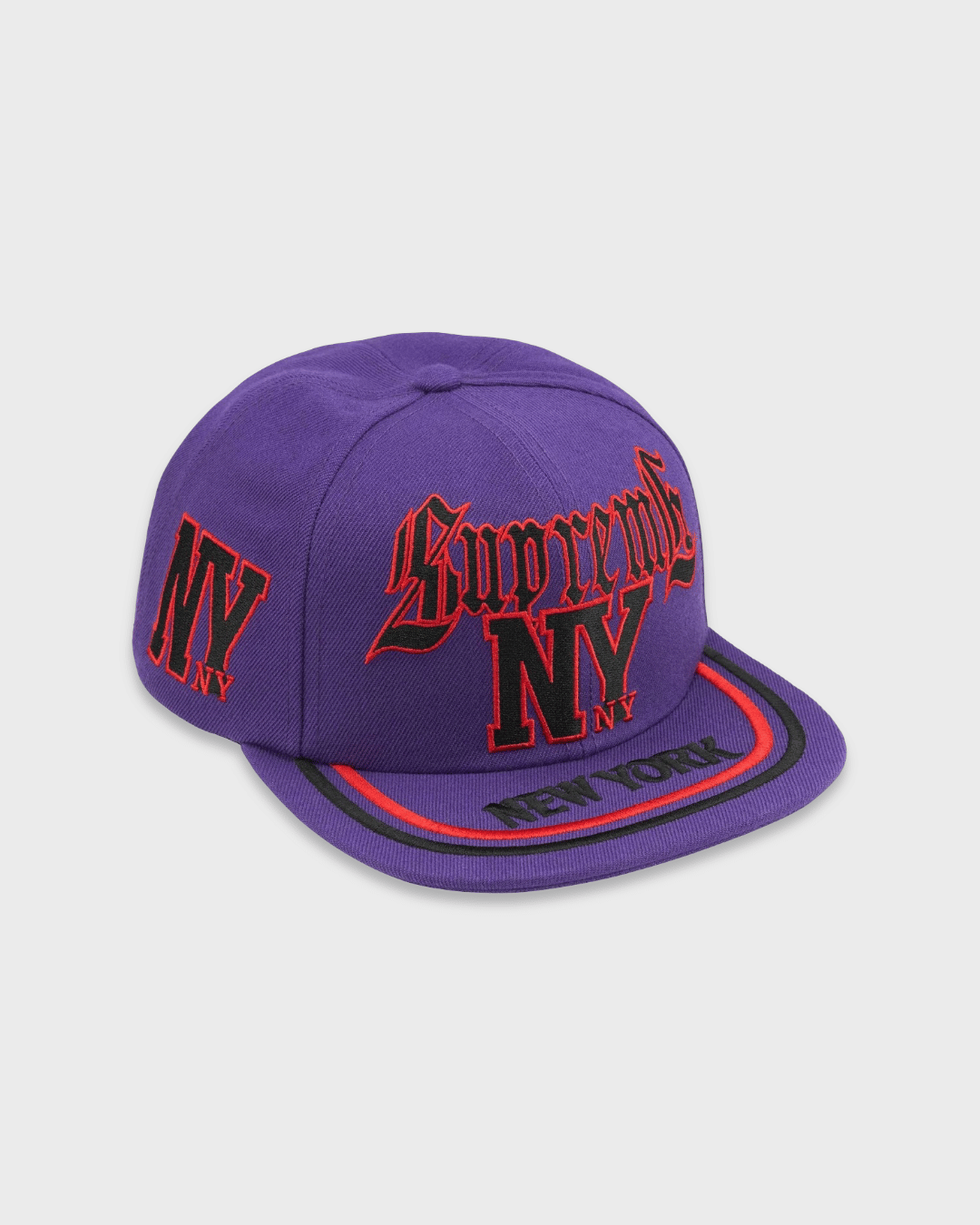 Supreme New York 6-Panel Hat Purple