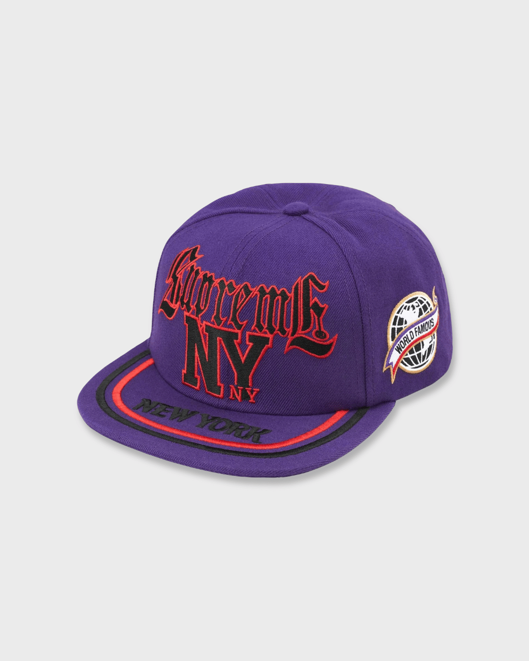 Supreme New York 6-Panel Hat Purple