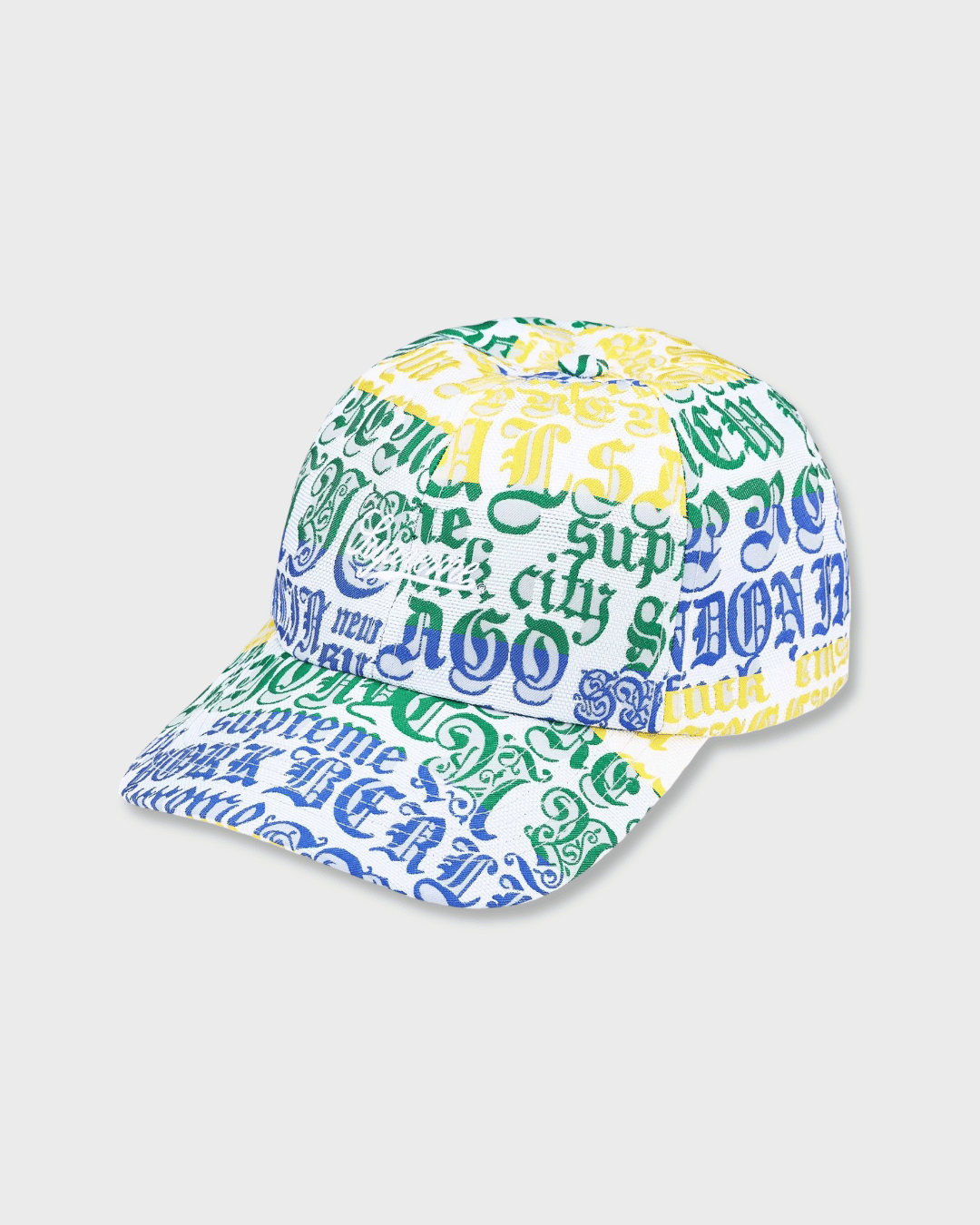 Supreme Cities Jacquard 6-Panel Multi Color Cap