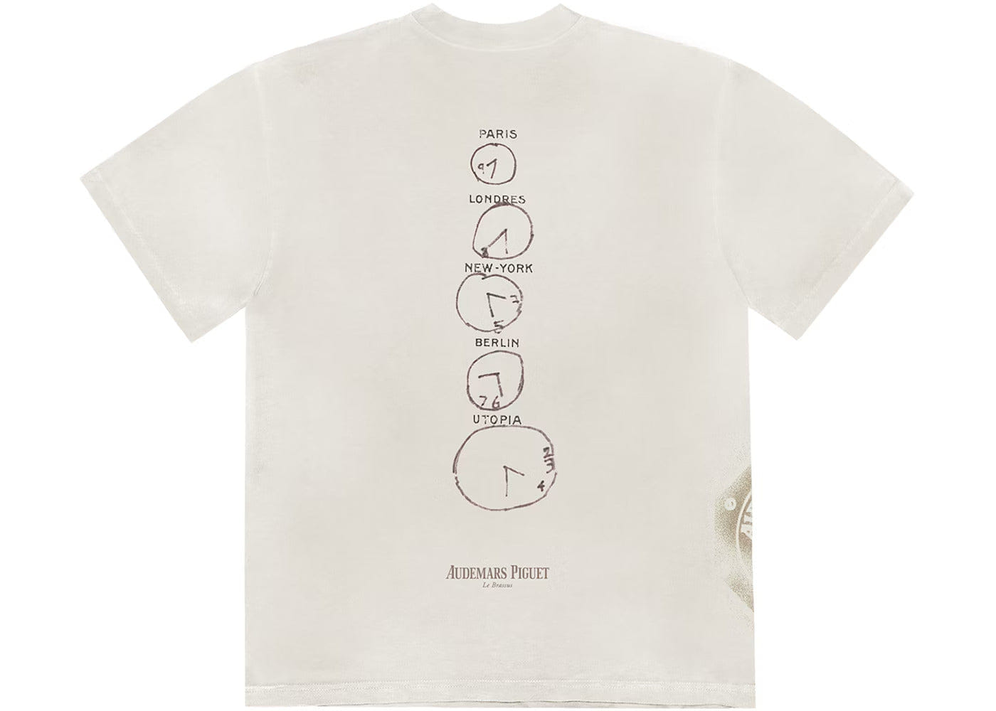 Audemars Piguet Travis Scott CJ x Audemars Piguet Time Zones Tee
