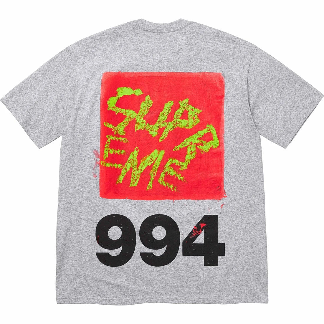 Supreme Paint Tee Grey