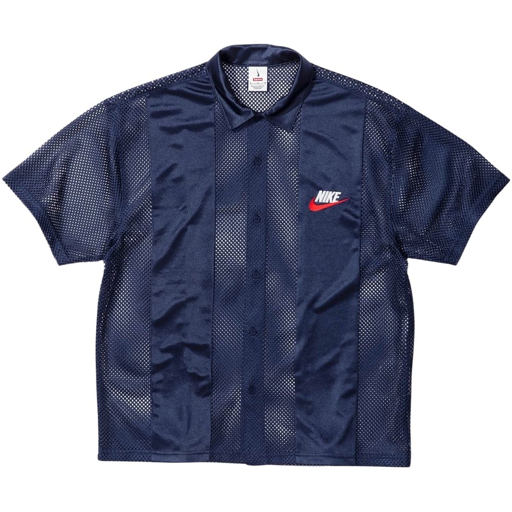 Supreme x Nike Mesh S/S Shirt Navy