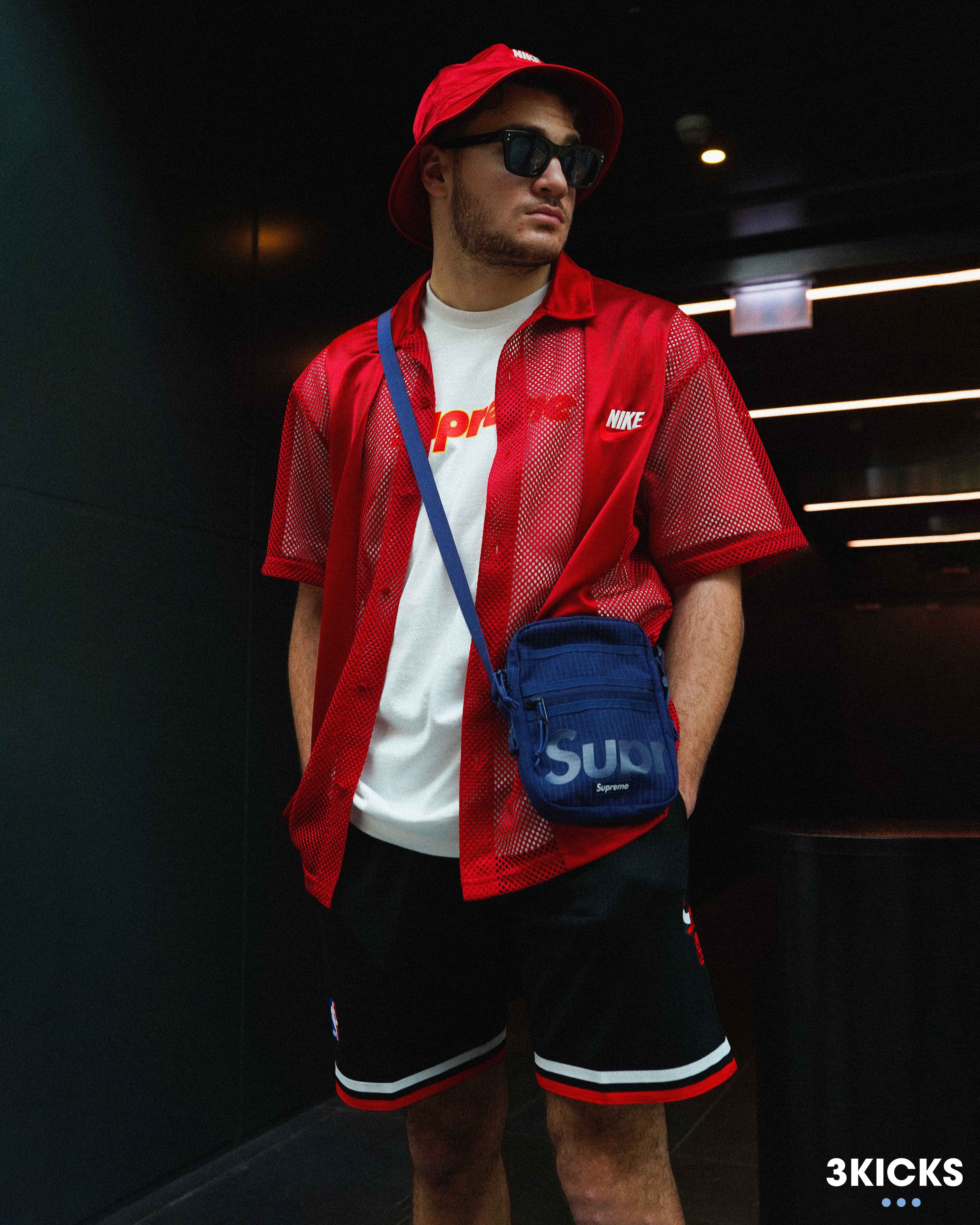 Supreme x Nike Mesh S/S Shirt Red