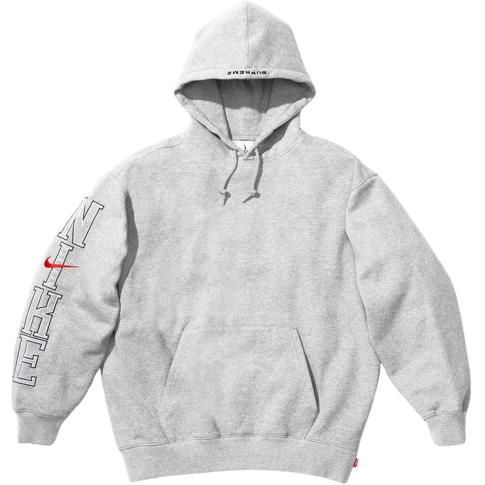 SUPREME x NIKE Hooded Sweatshirt Grey