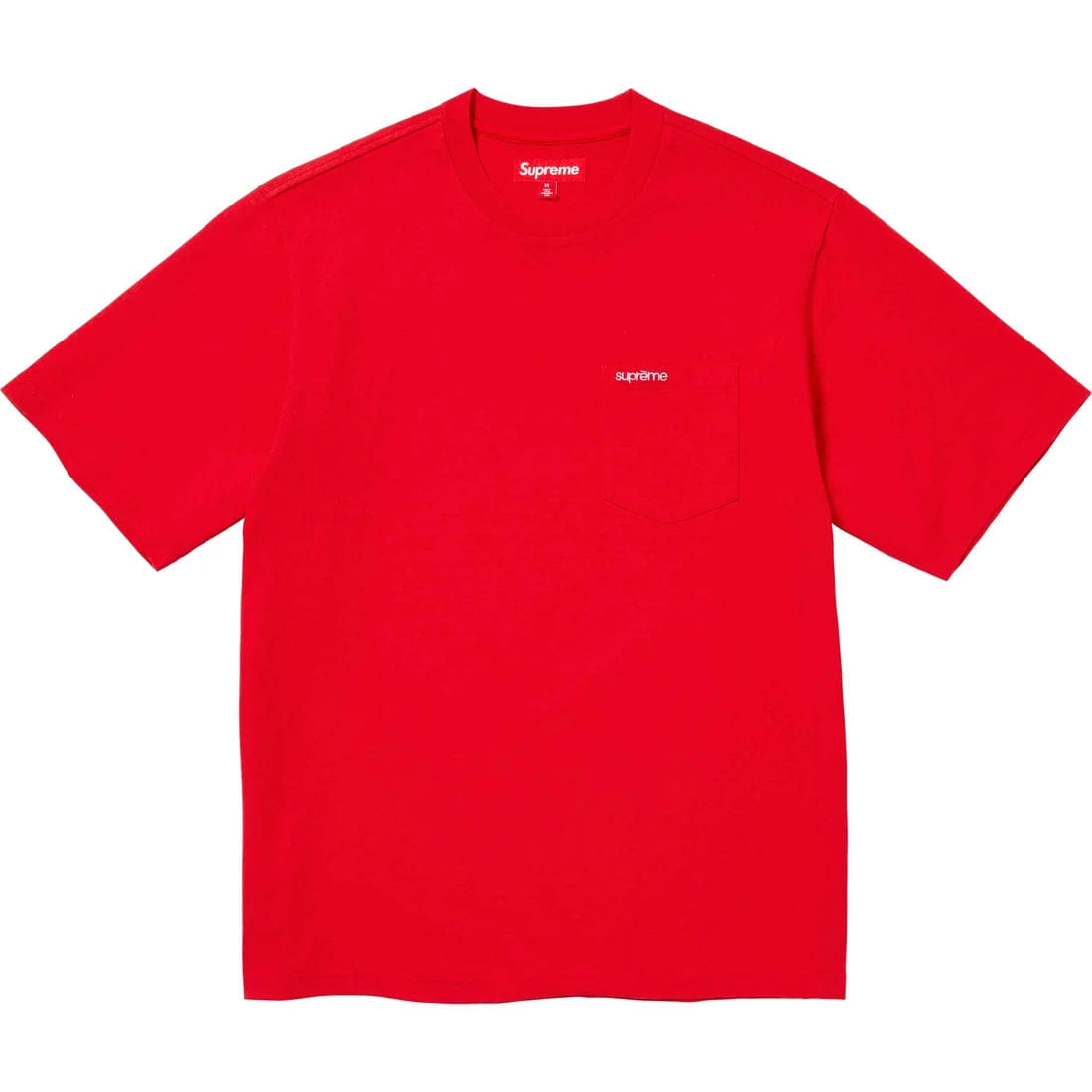 Supreme S/S Pocket Tee Red