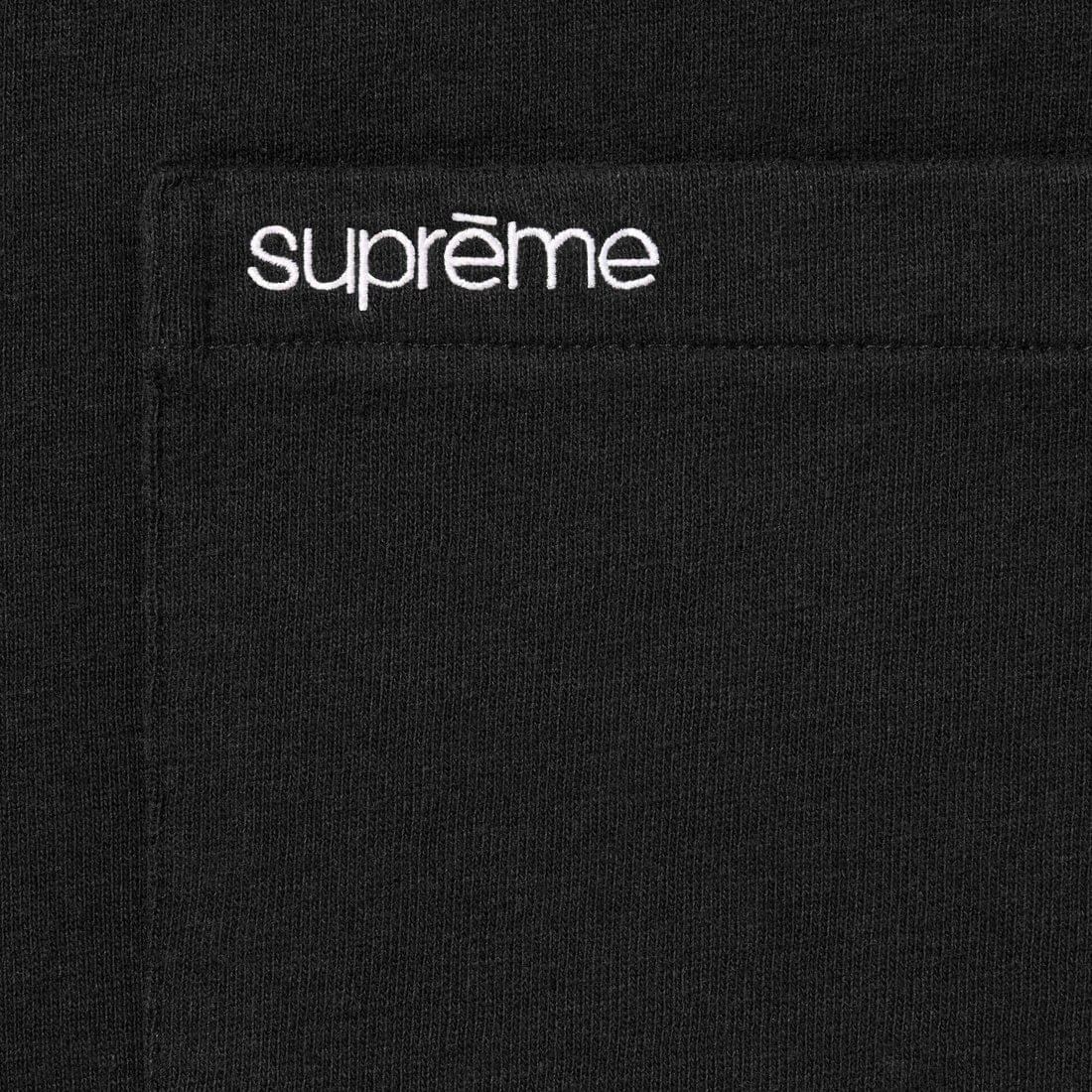 Supreme S/S Pocket Tee Black