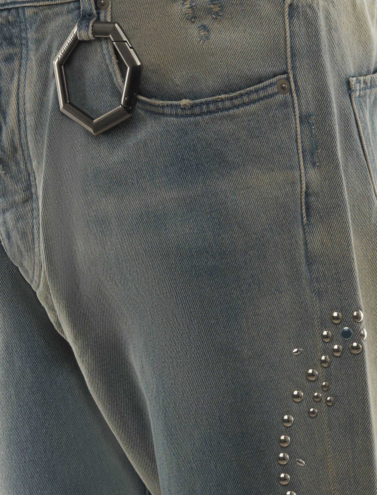 Alchemist STUDIO JEANS WESTERN STUDS STRIPE
