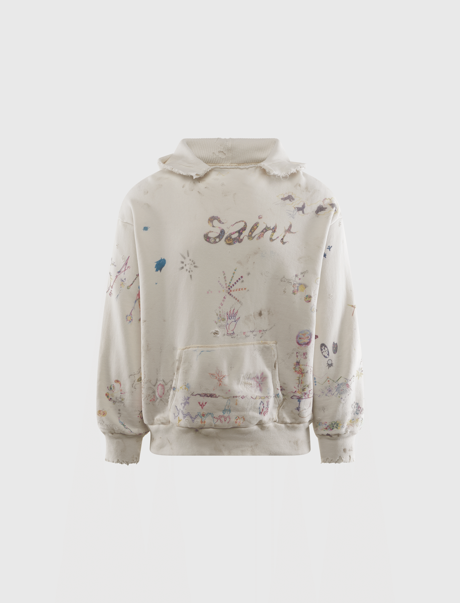 saint michael COCO DOUBLE FACE HOODIE