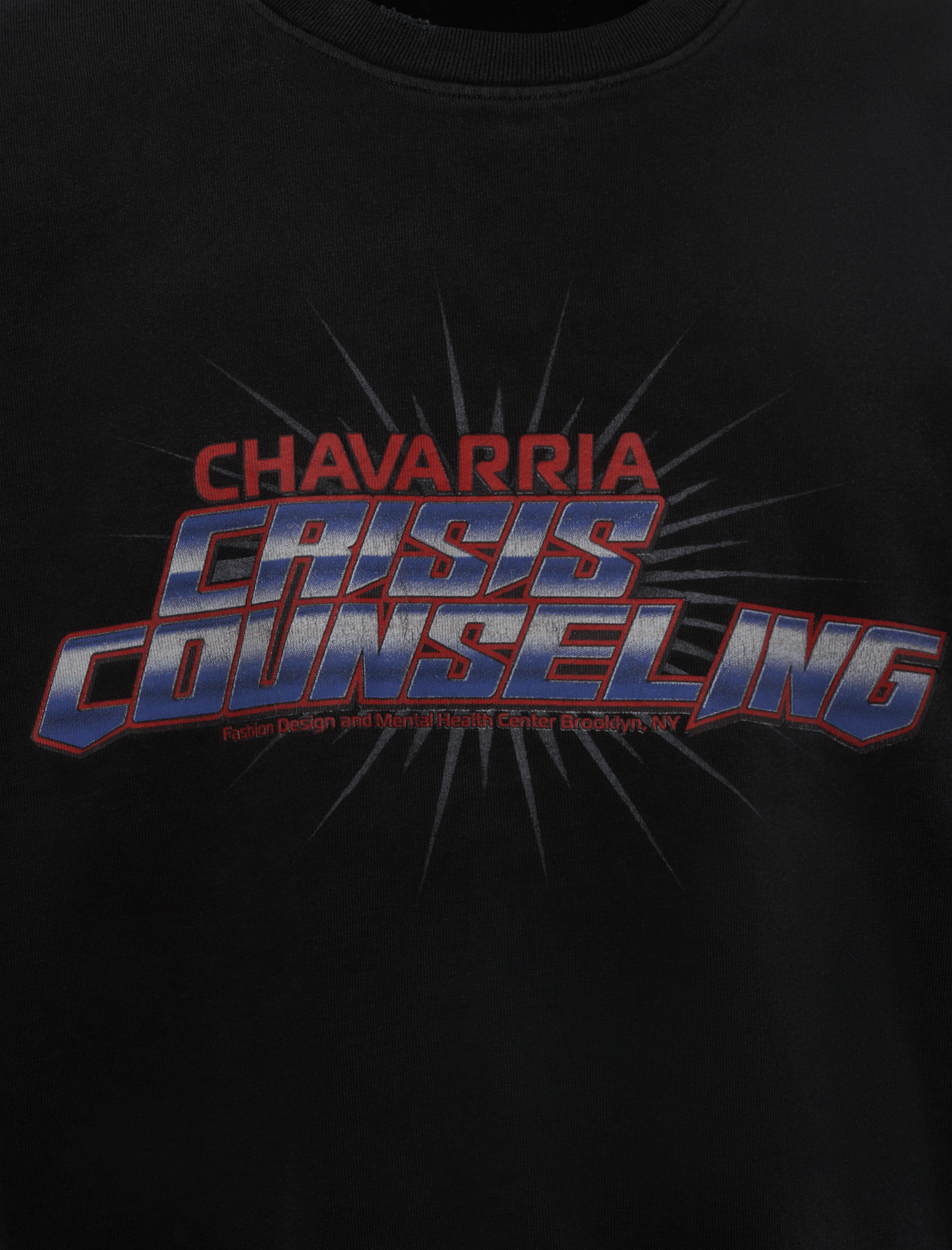 Willy Chavarria CRISIS COUNSELING LS BUFFALO TEE