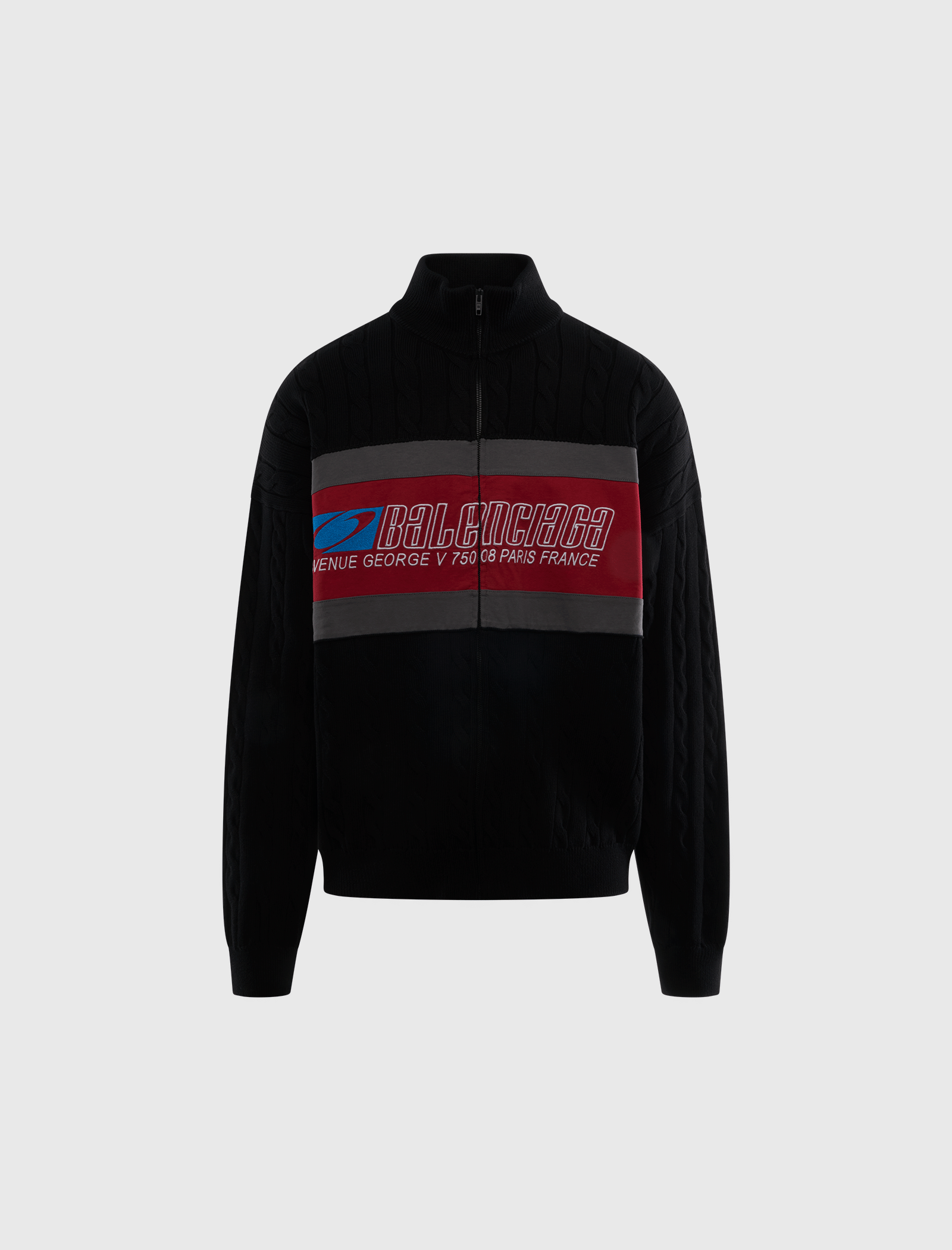 Balenciaga SPORTY ZIP-UP CARDIGAN