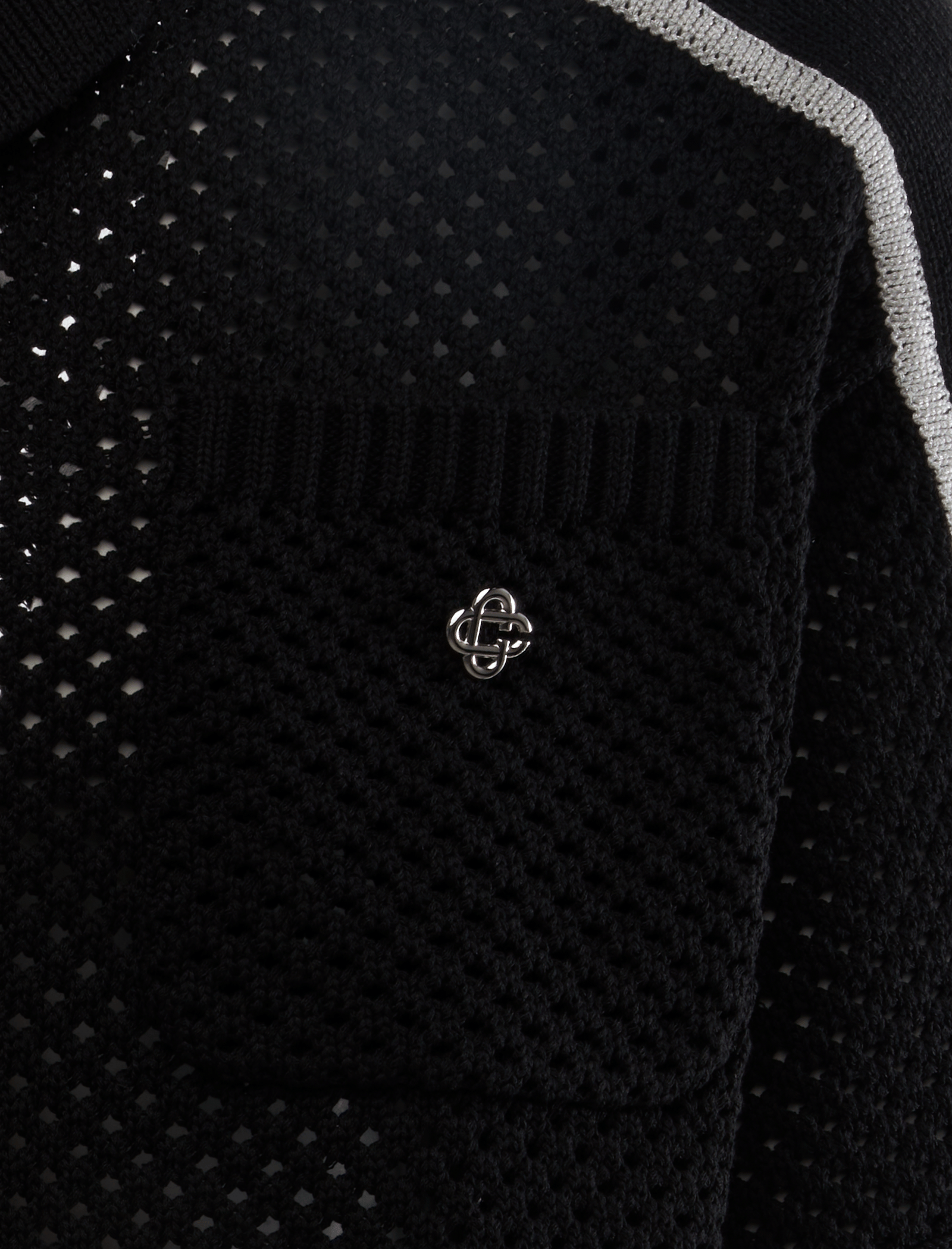 Casablanca BLACK MESH SHIRT
