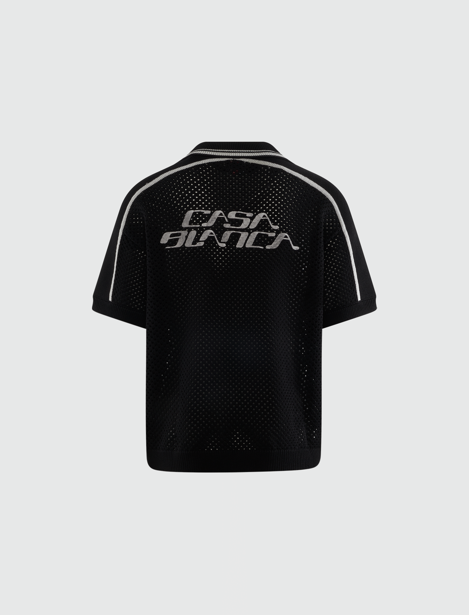 Casablanca BLACK MESH SHIRT
