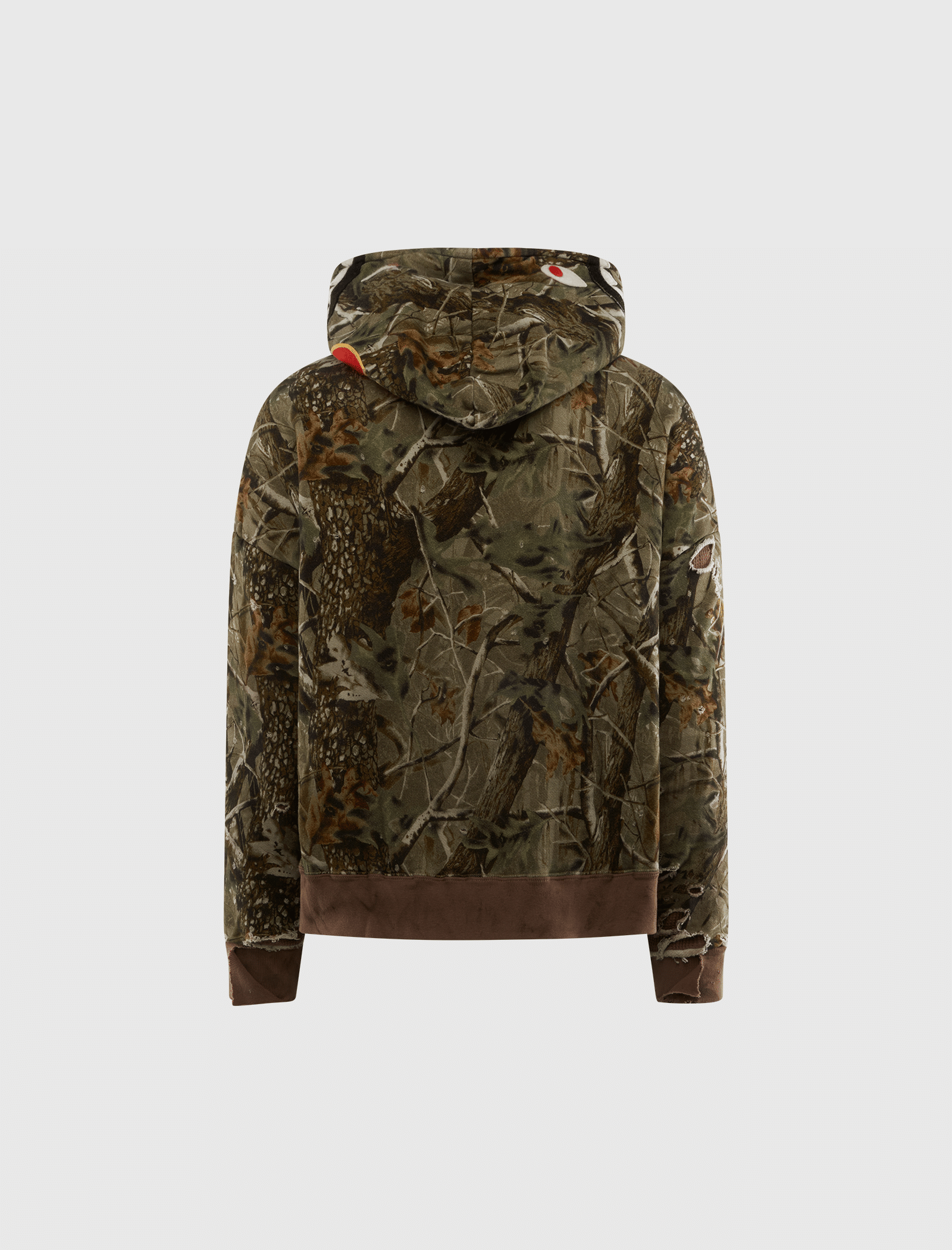 saint michael BAPE SHARK ZIP-UP HOODIE