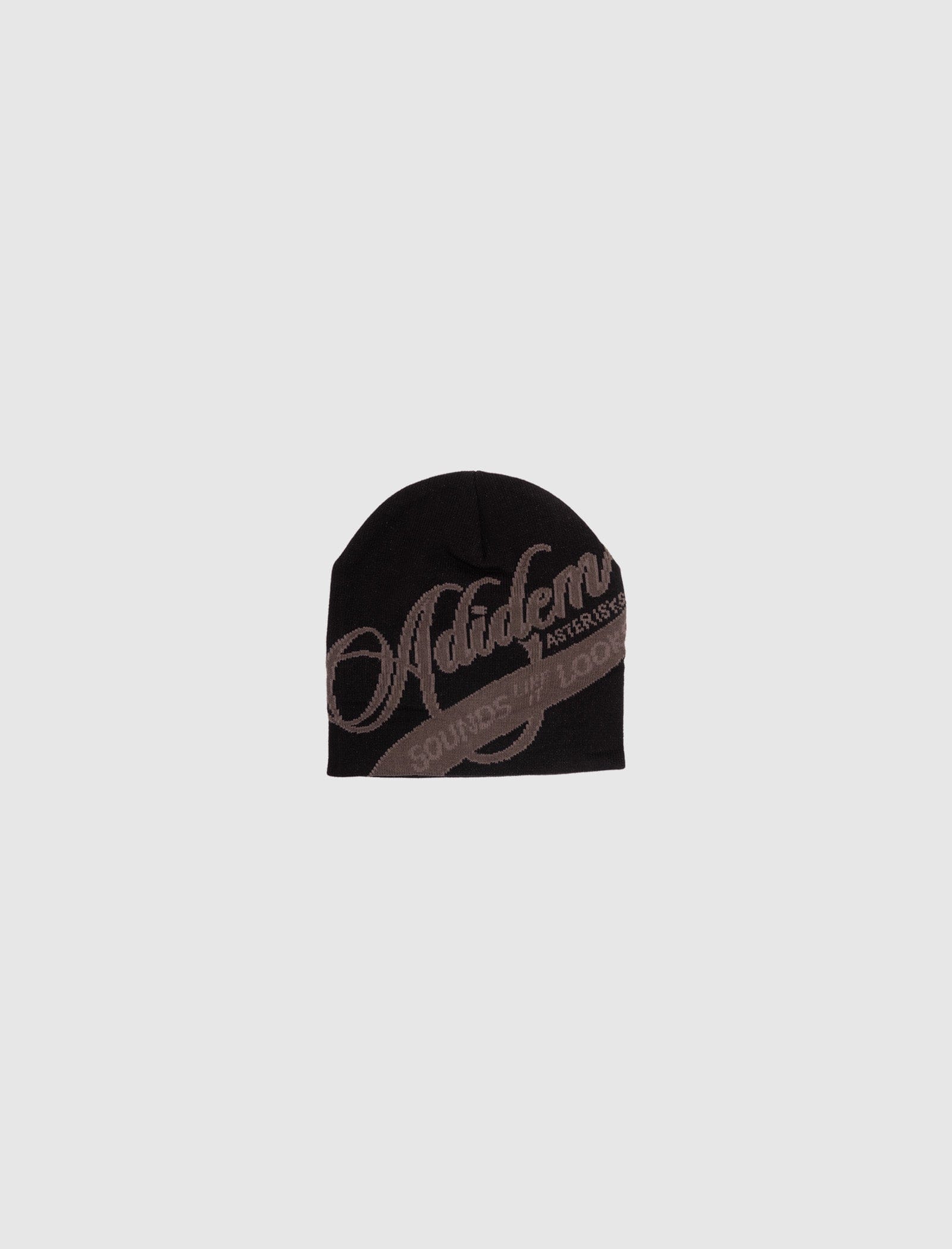ADIDEM ASTERISKS CURSIVE SCRIPT BEANIE