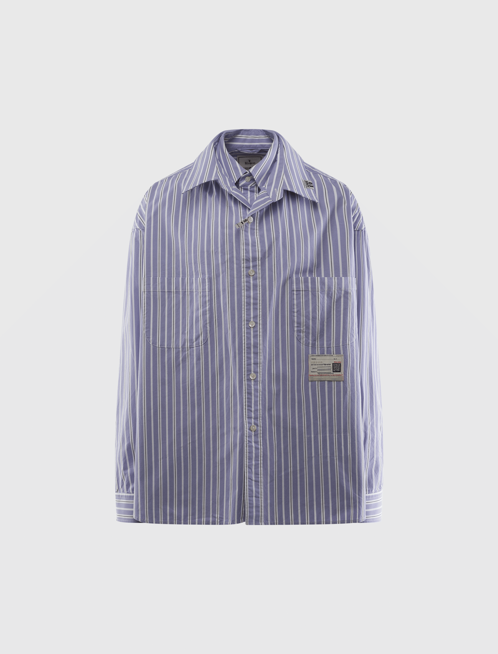 Maison Mihara Yasuhiro FRONT LAYERED SHIRT