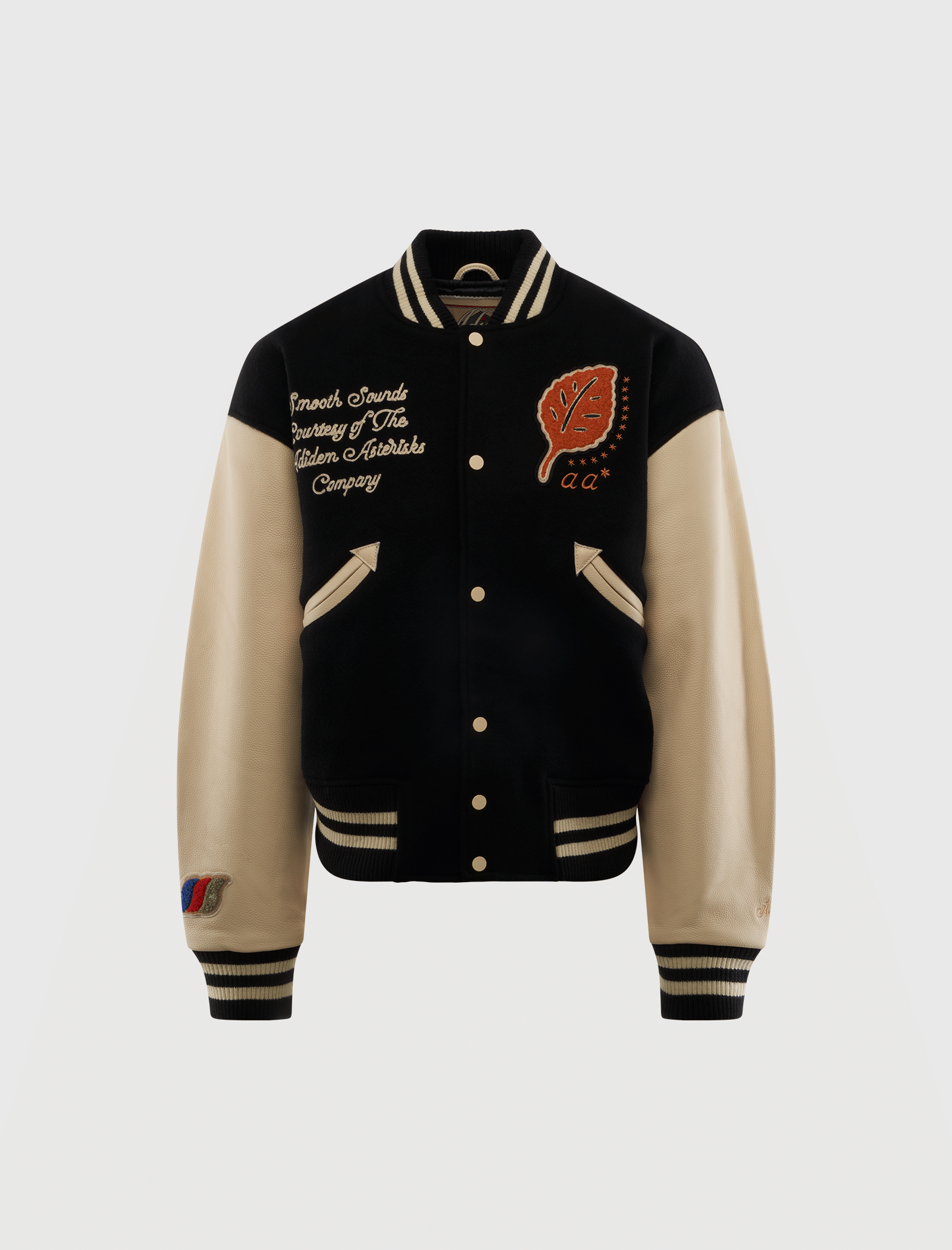 ADIDEM ASTERISKS CORE VARSITY JACKET