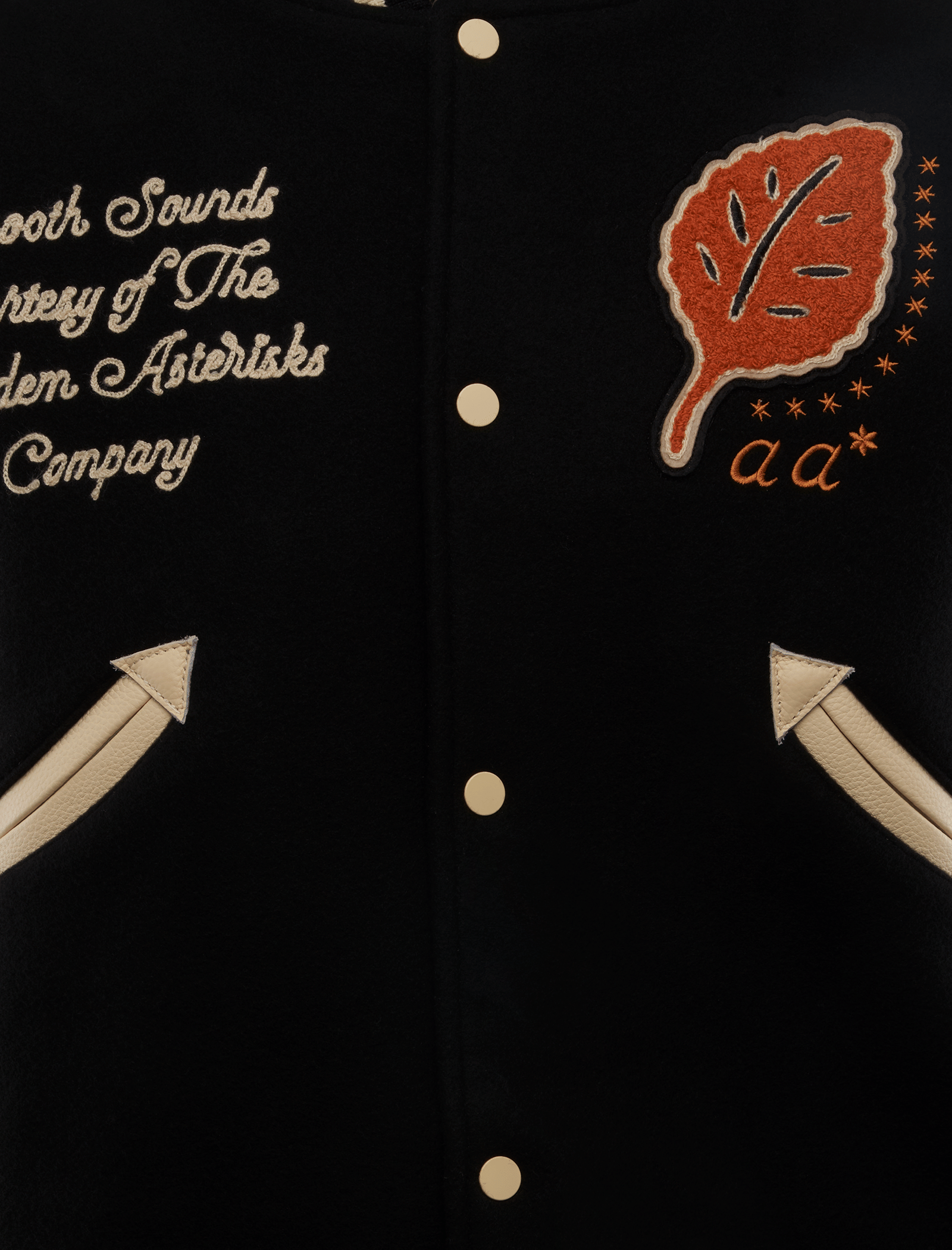 ADIDEM ASTERISKS CORE VARSITY JACKET
