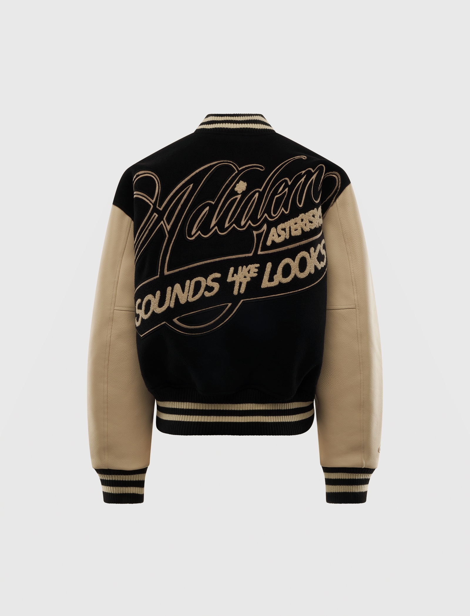 ADIDEM ASTERISKS CORE VARSITY JACKET
