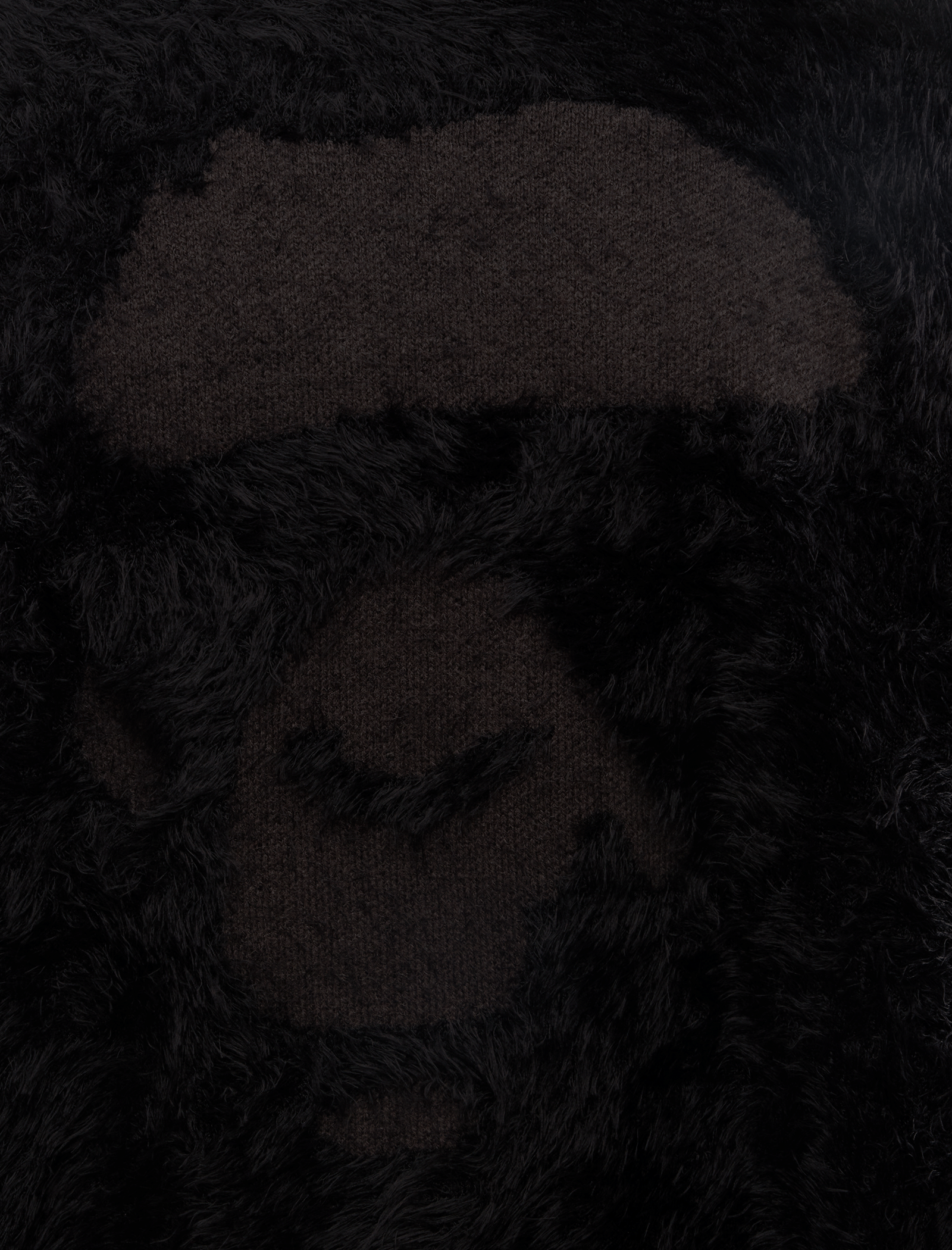 BAPE APE FACE SHAGGY SWEATER