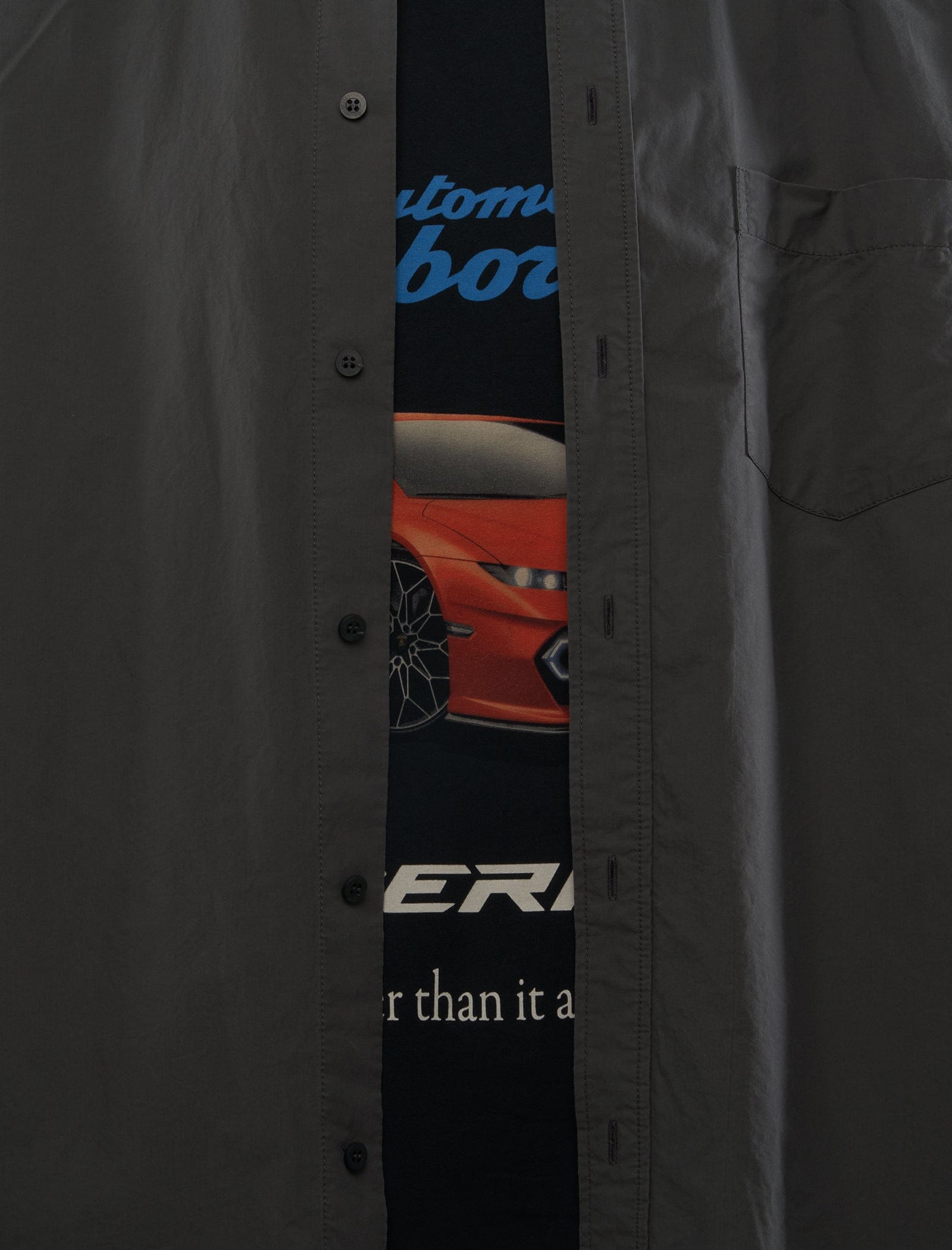 Balenciaga AUTOMOBILI LAMBORGHINI LAYERED SHIRT