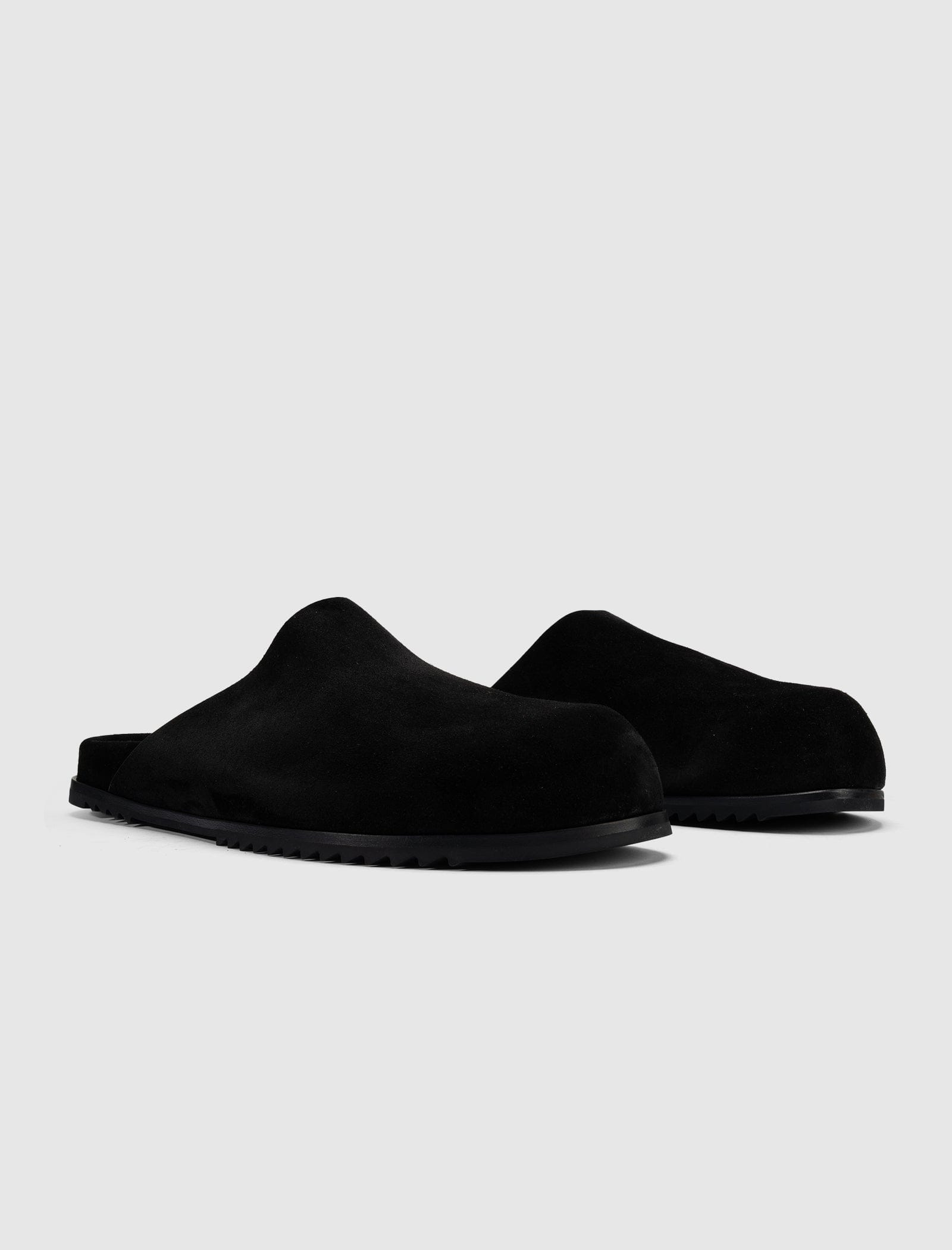 RICK OWENS MAINLINE MULE GRANOLA "BLACK"