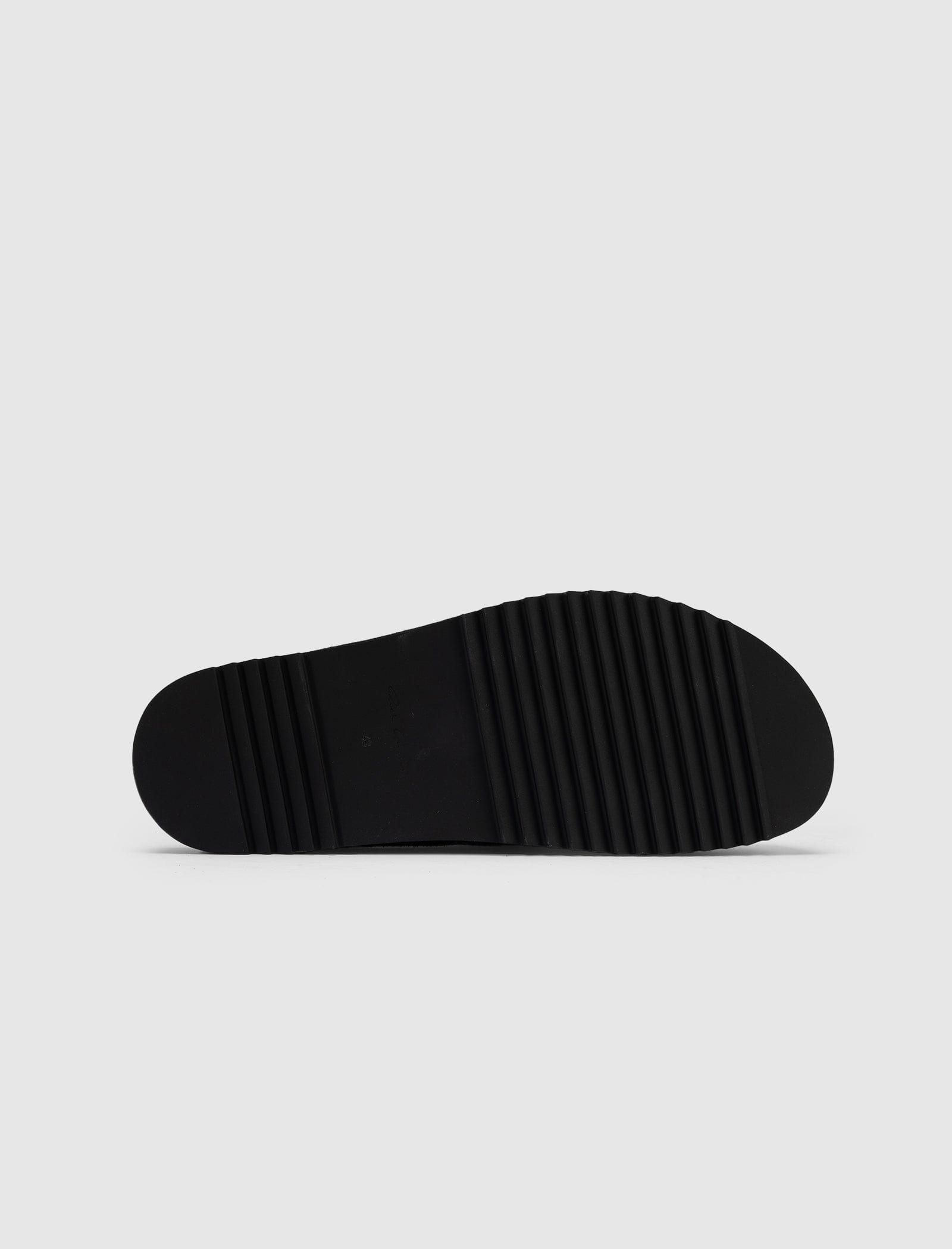 RICK OWENS MAINLINE MULE GRANOLA "BLACK"