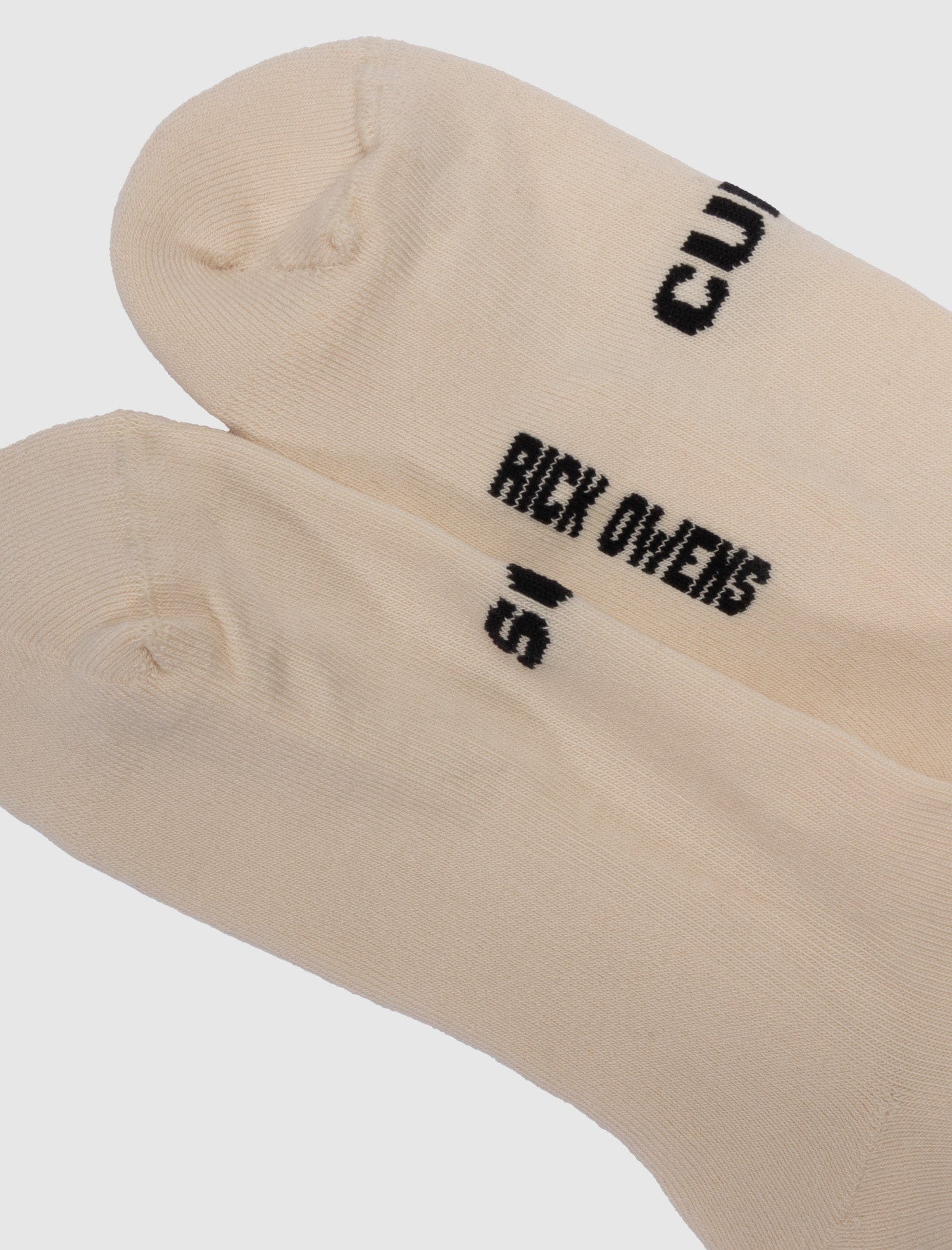 RICK OWENS MAINLINE SO CUNT SOCKS "NATURAL"