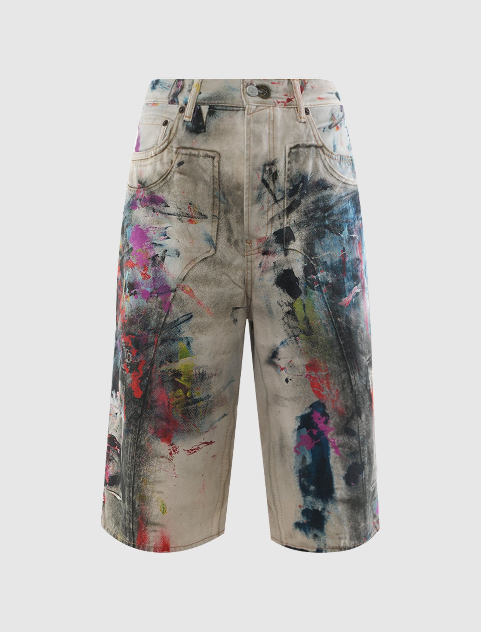 Acne Studios PAINTED TROUSER SHORT
