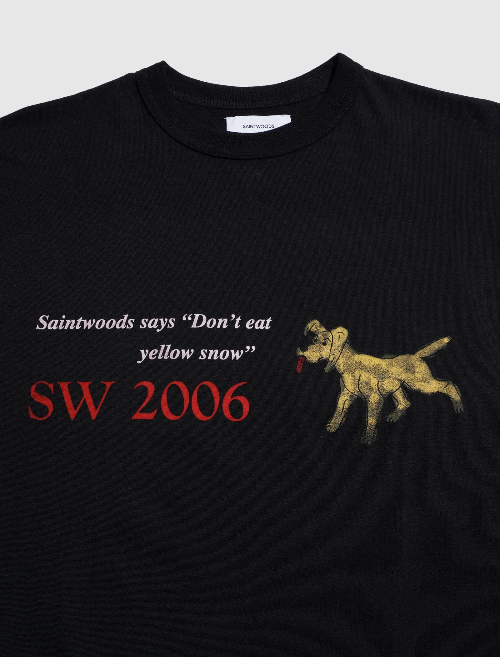 saintwoods YELLOW SNOW TEE