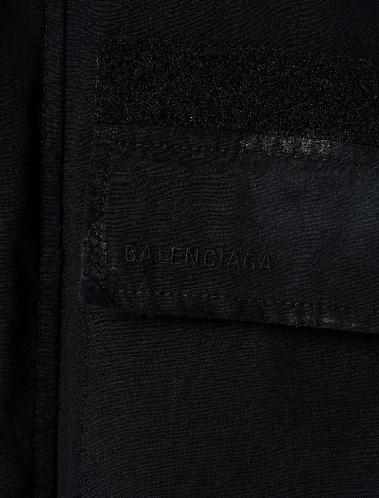 Balenciaga DOUBLE FRONT MILITARY PARKA