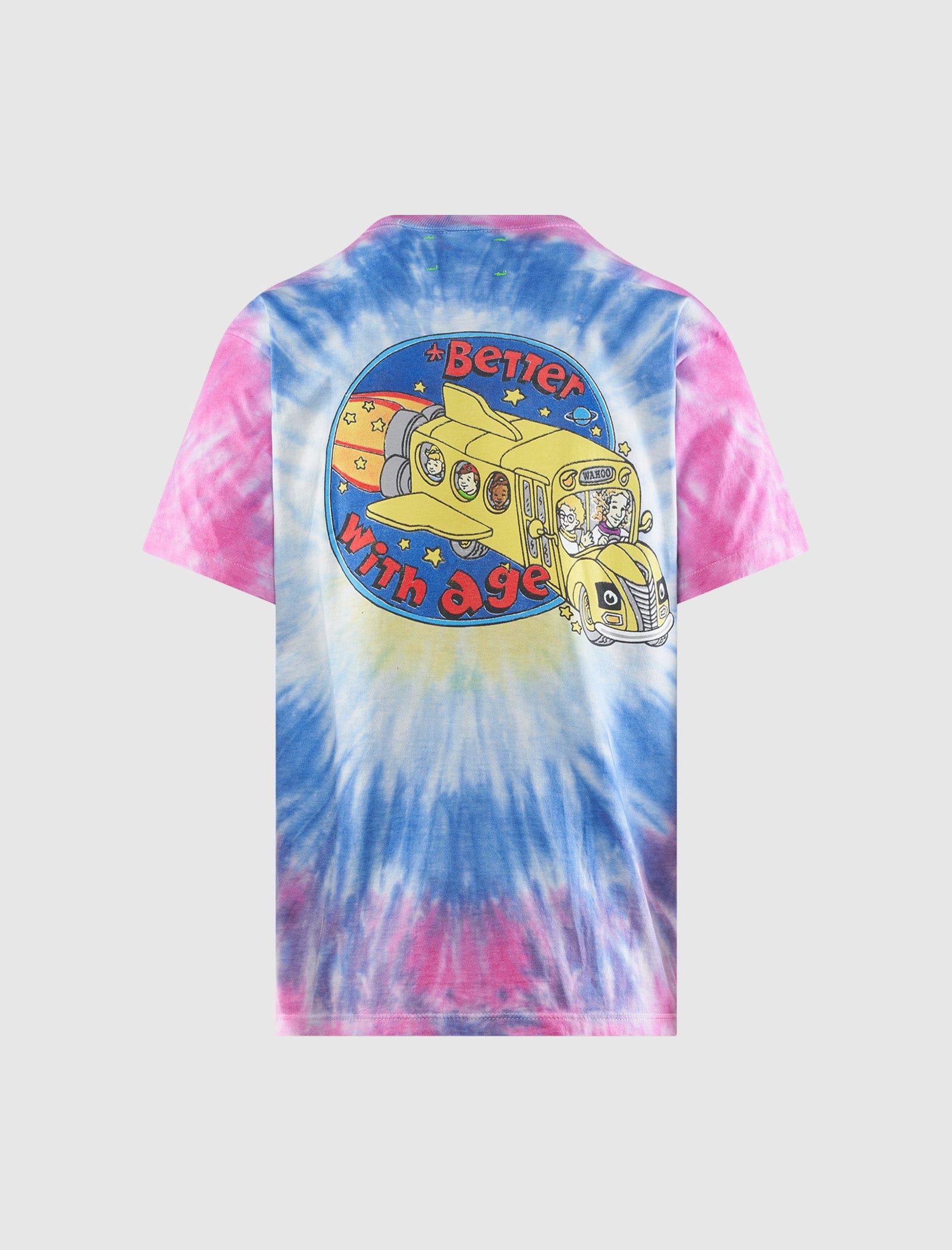 *better with age FRIZZLE TIE-DYE TEE