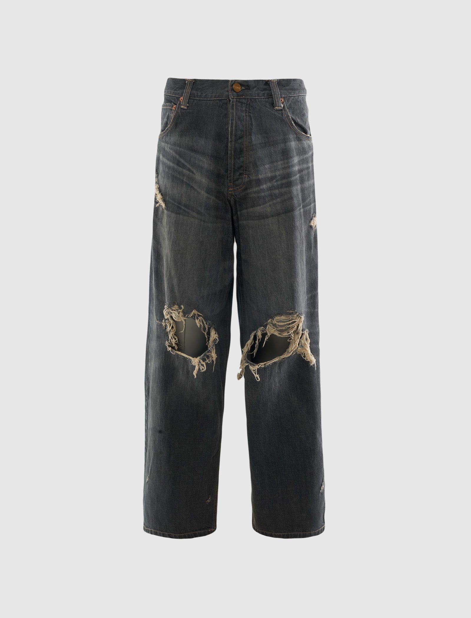 KAMIYA DENIM WIDE PANTS