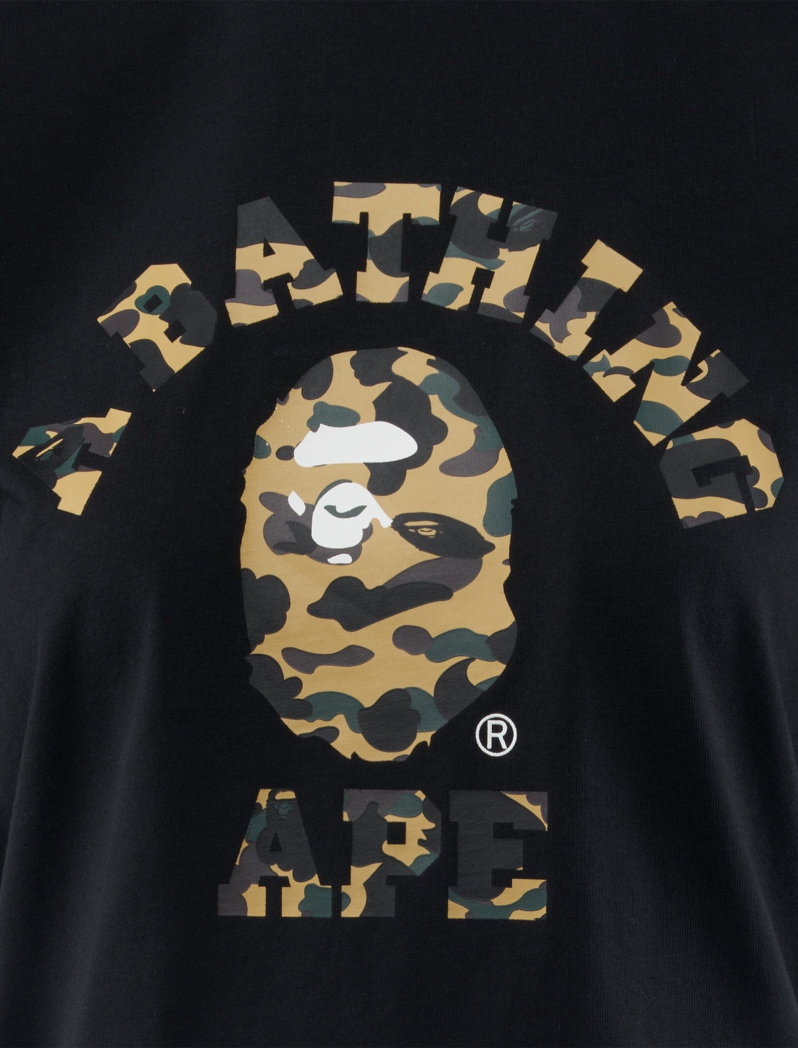 BAPE WOMEN'S 1ST CAMO COLLEGE TEE