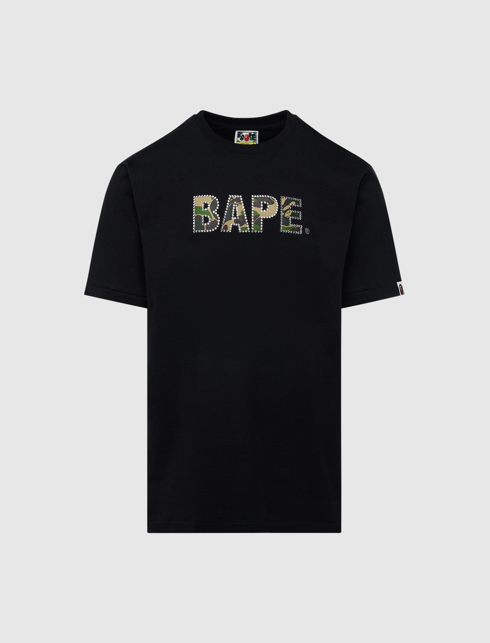 BAPE RHINESTONE LOGO TEE