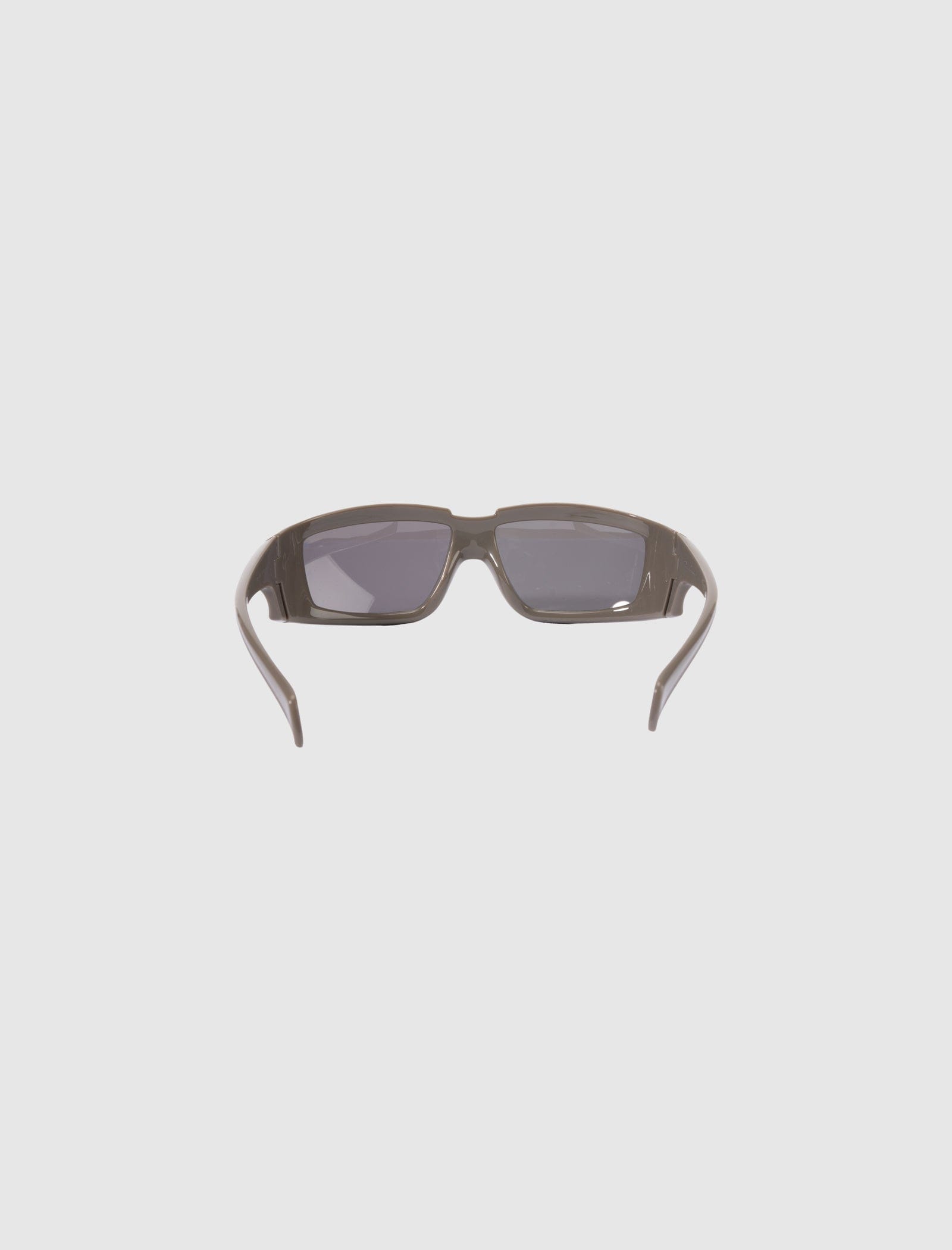 RICK OWENS MAINLINE TRANSPARENT RECTANGULAR SUNGLASSES