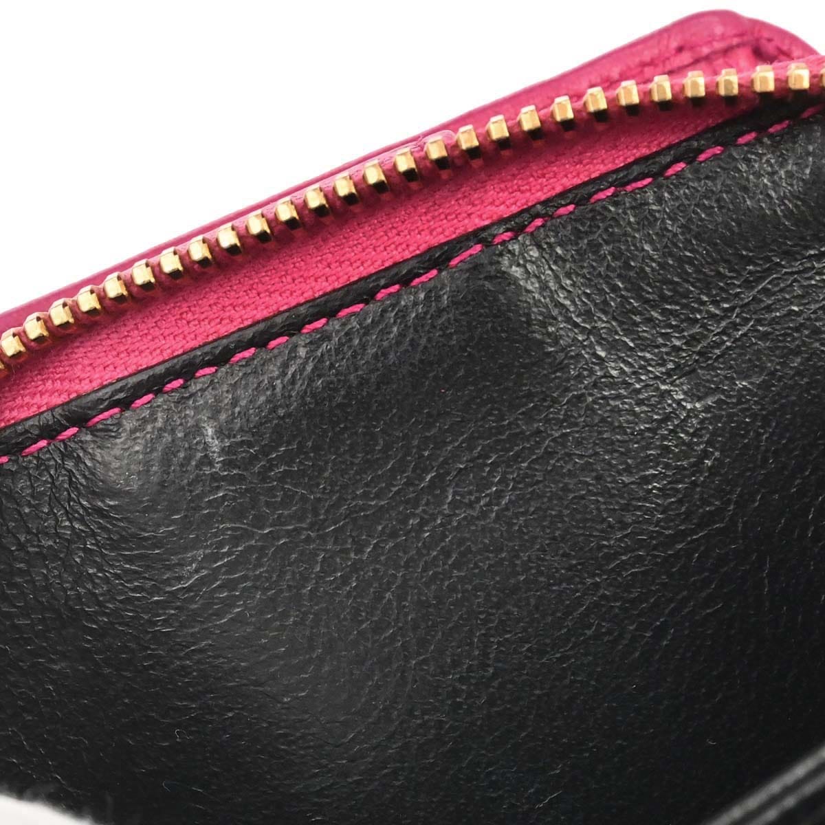 Saint Laurent Yves Saint Laurent Pink Calfskin Compact Wallet