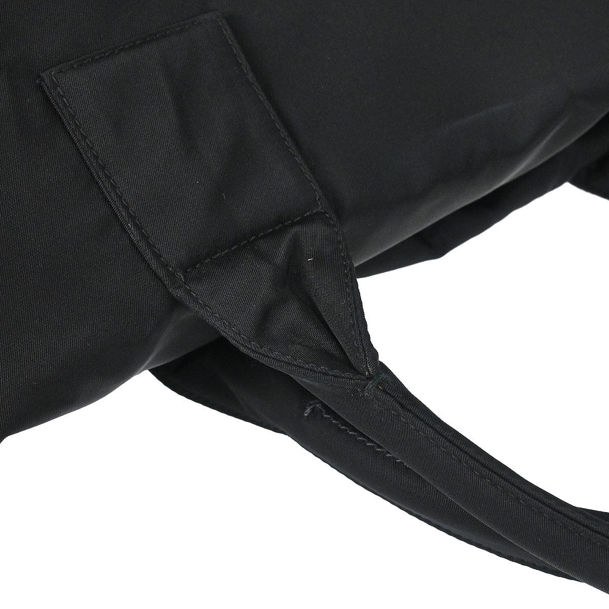 Prada Black Nylon Reversible 2way Shoulder Tote Handbag