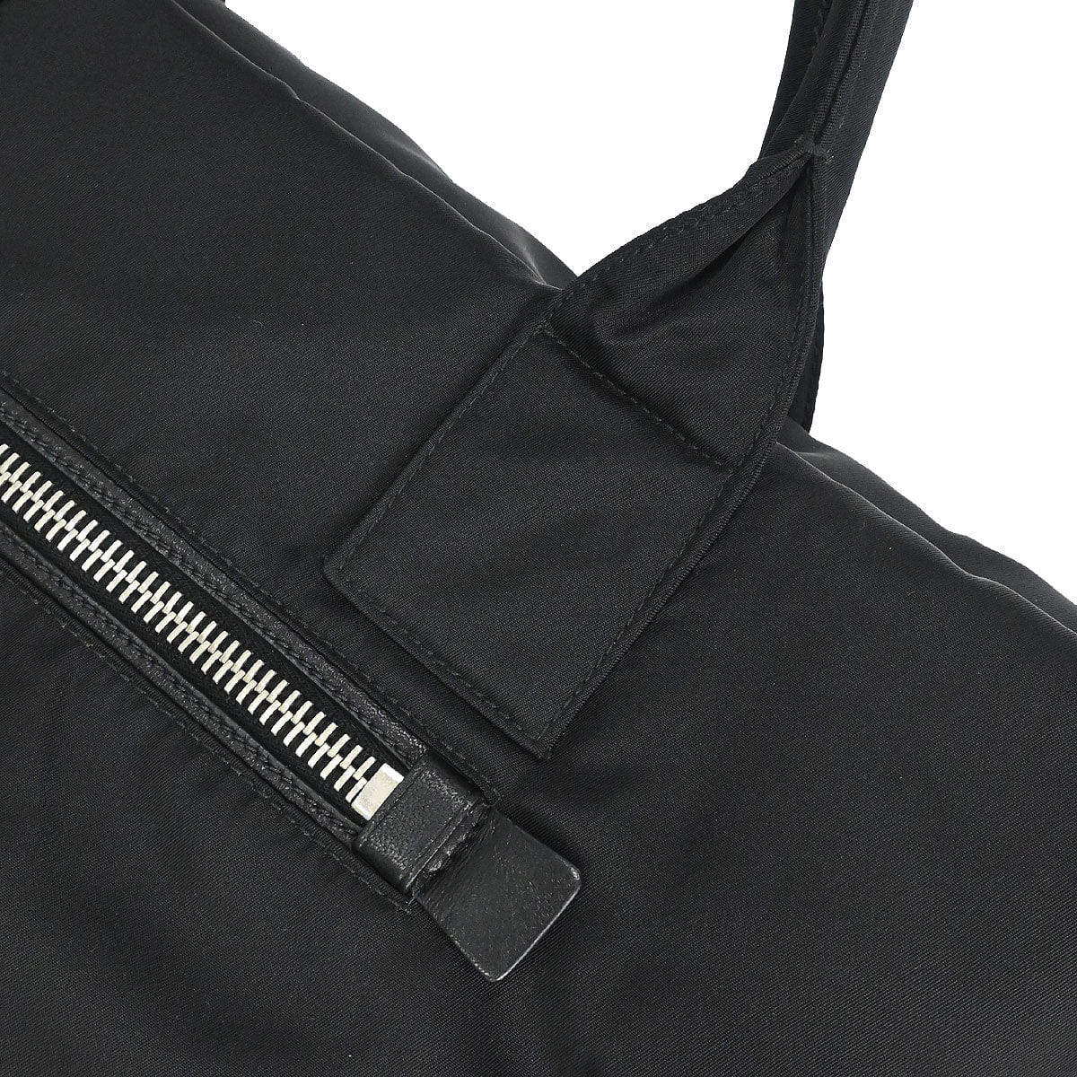 Prada Black Nylon Reversible 2way Shoulder Tote Handbag