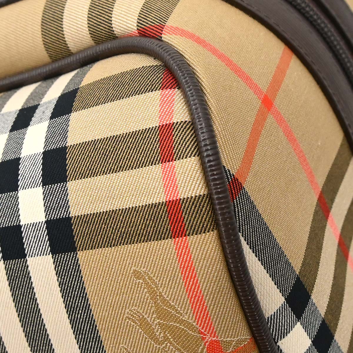 Burberry Burberrys Beige House Check Duffle Handbag