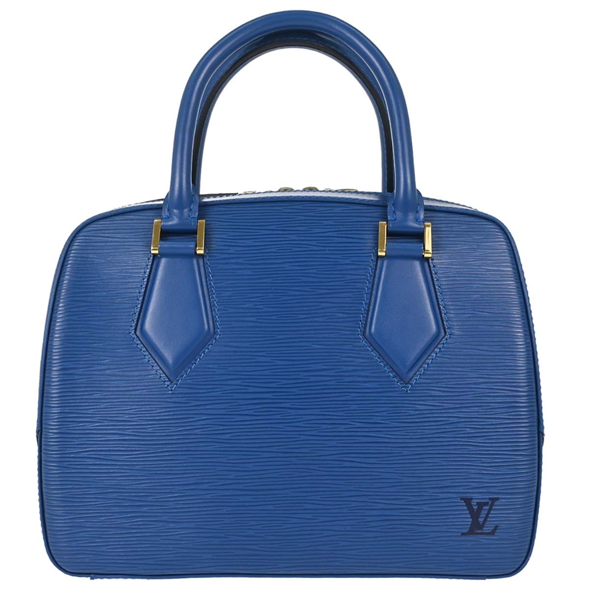 Louis Vuitton Blue Epi Sablon Handbag M52045