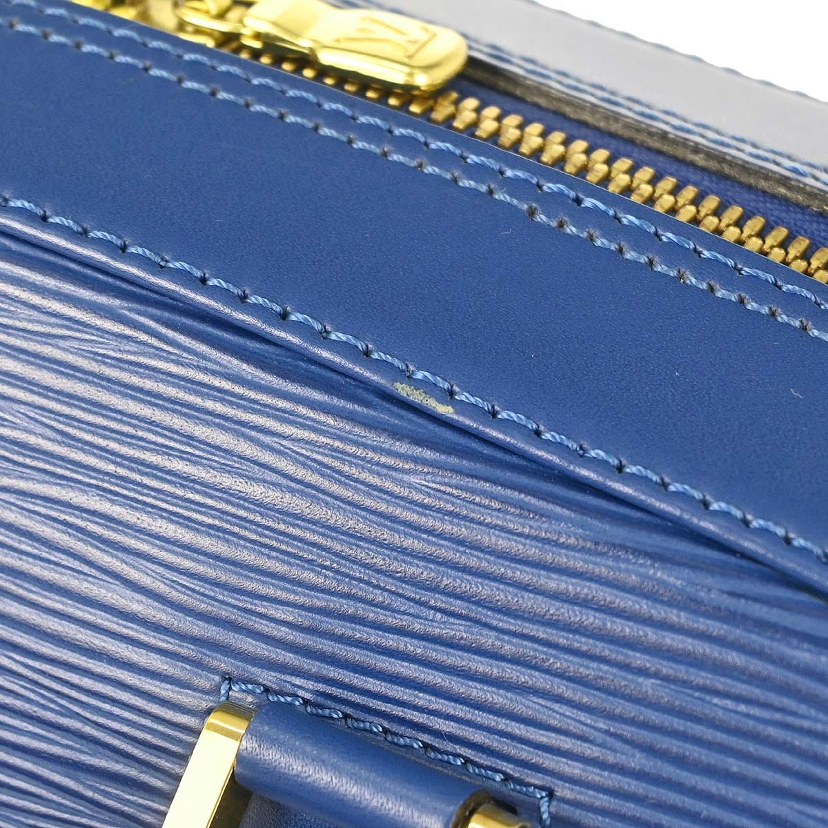 Louis Vuitton Blue Epi Sablon Handbag M52045
